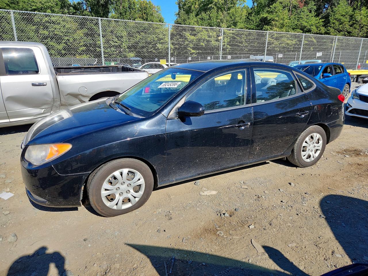 2010 Hyundai Elantra Gls Black vin: KMHDU4AD2AU210023