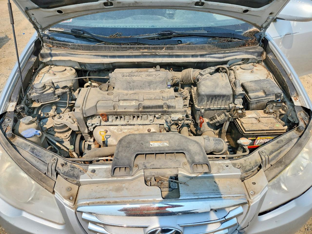 2010 Hyundai Elantra Se Серебряный vin: KMHDU4AD2AU212953