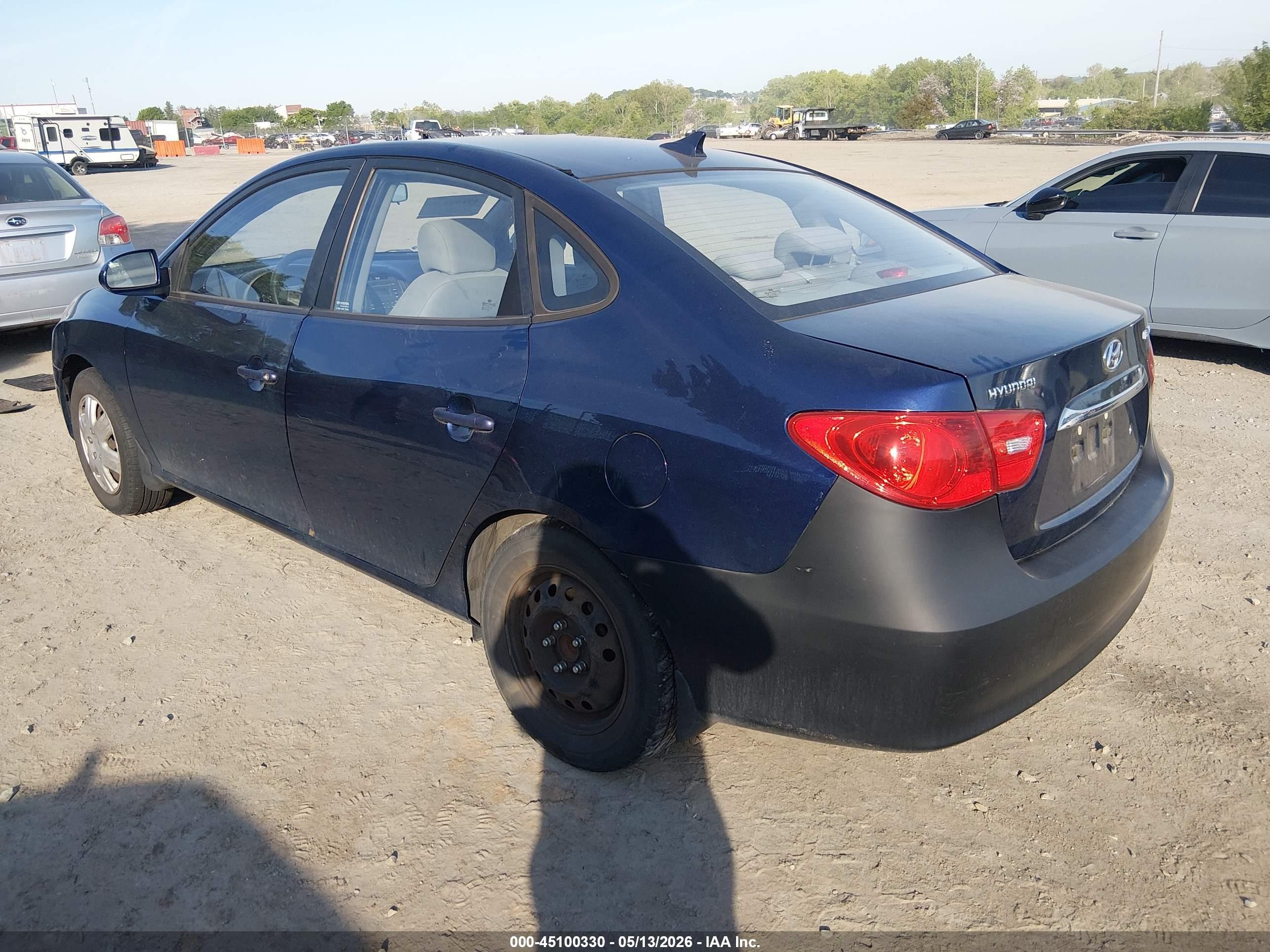 2010 Hyundai Elantra Gls Blue vin: KMHDU4AD2AU830502