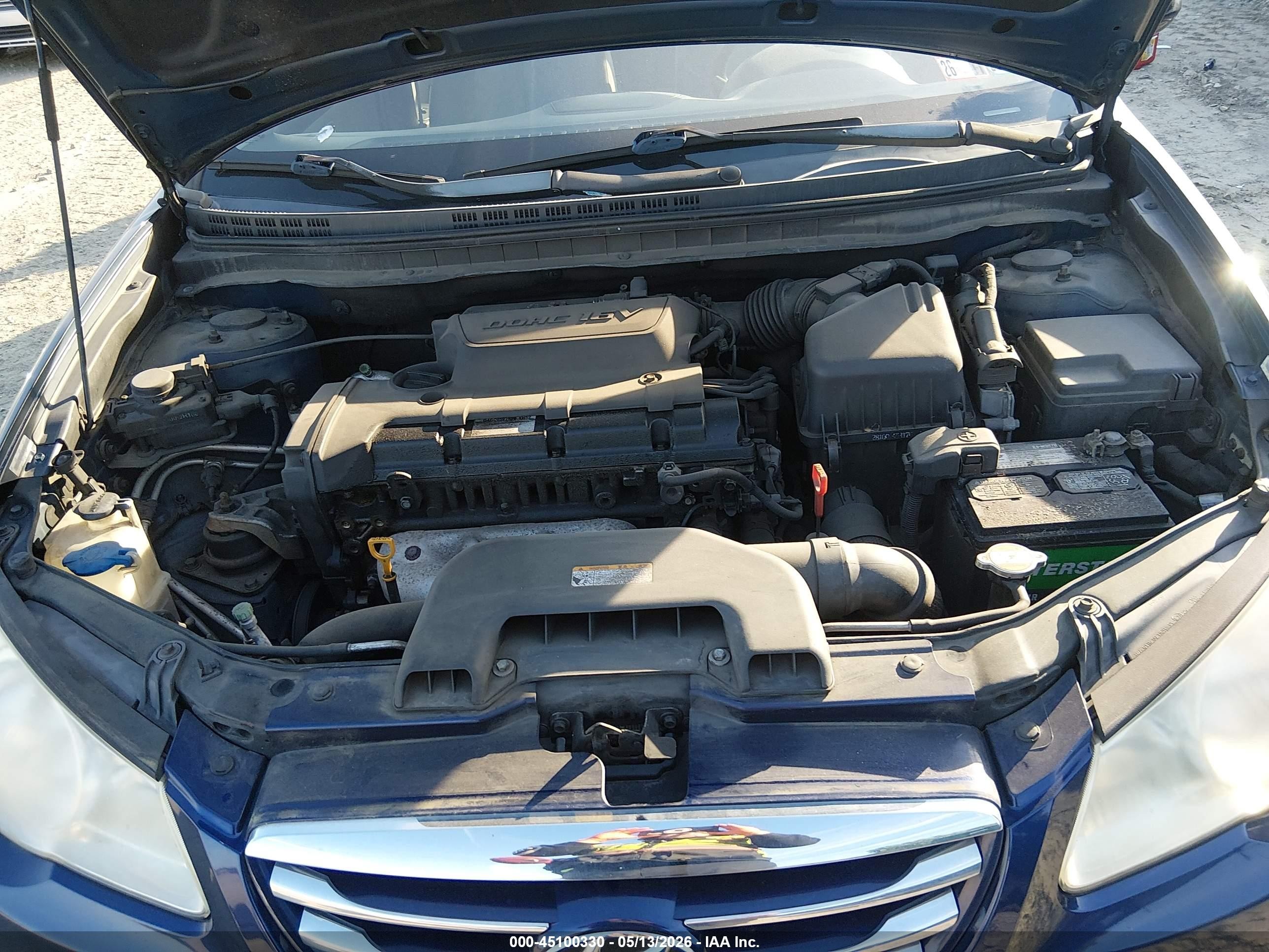 2010 Hyundai Elantra Gls Blue vin: KMHDU4AD2AU830502