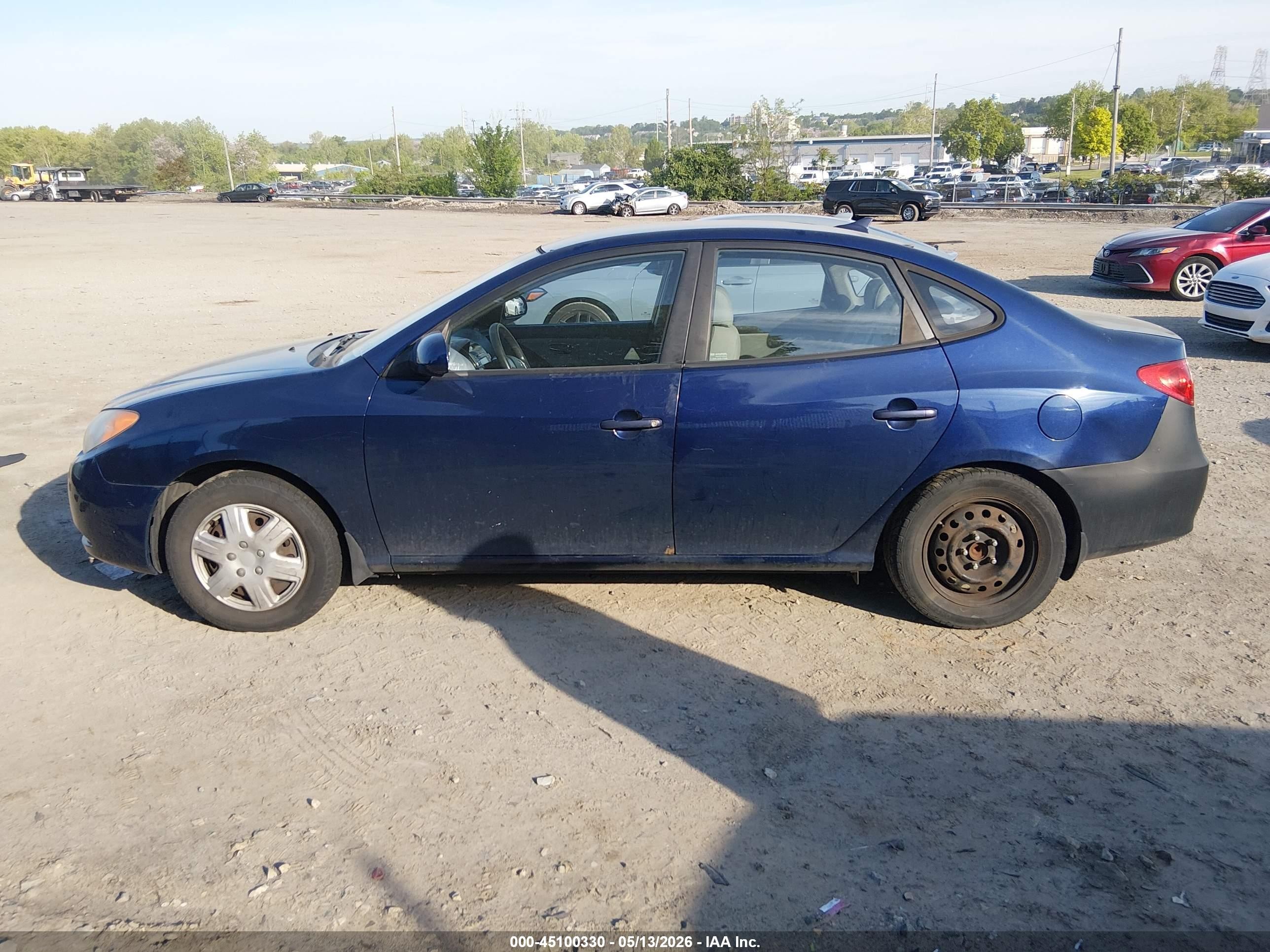 2010 Hyundai Elantra Gls Blue vin: KMHDU4AD2AU830502