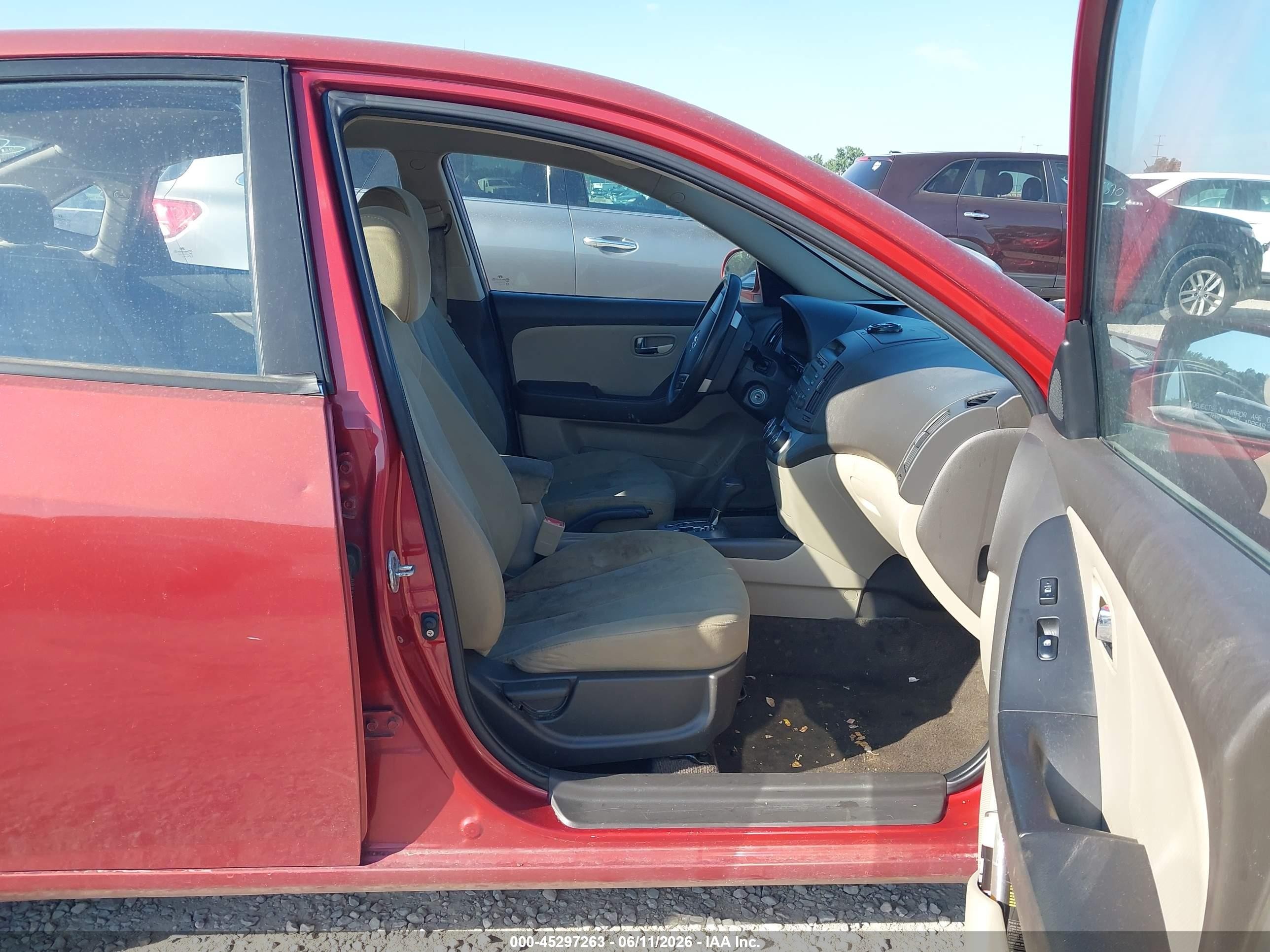 2010 Hyundai Elantra Gls Темно-бордовый vin: KMHDU4AD2AU835005
