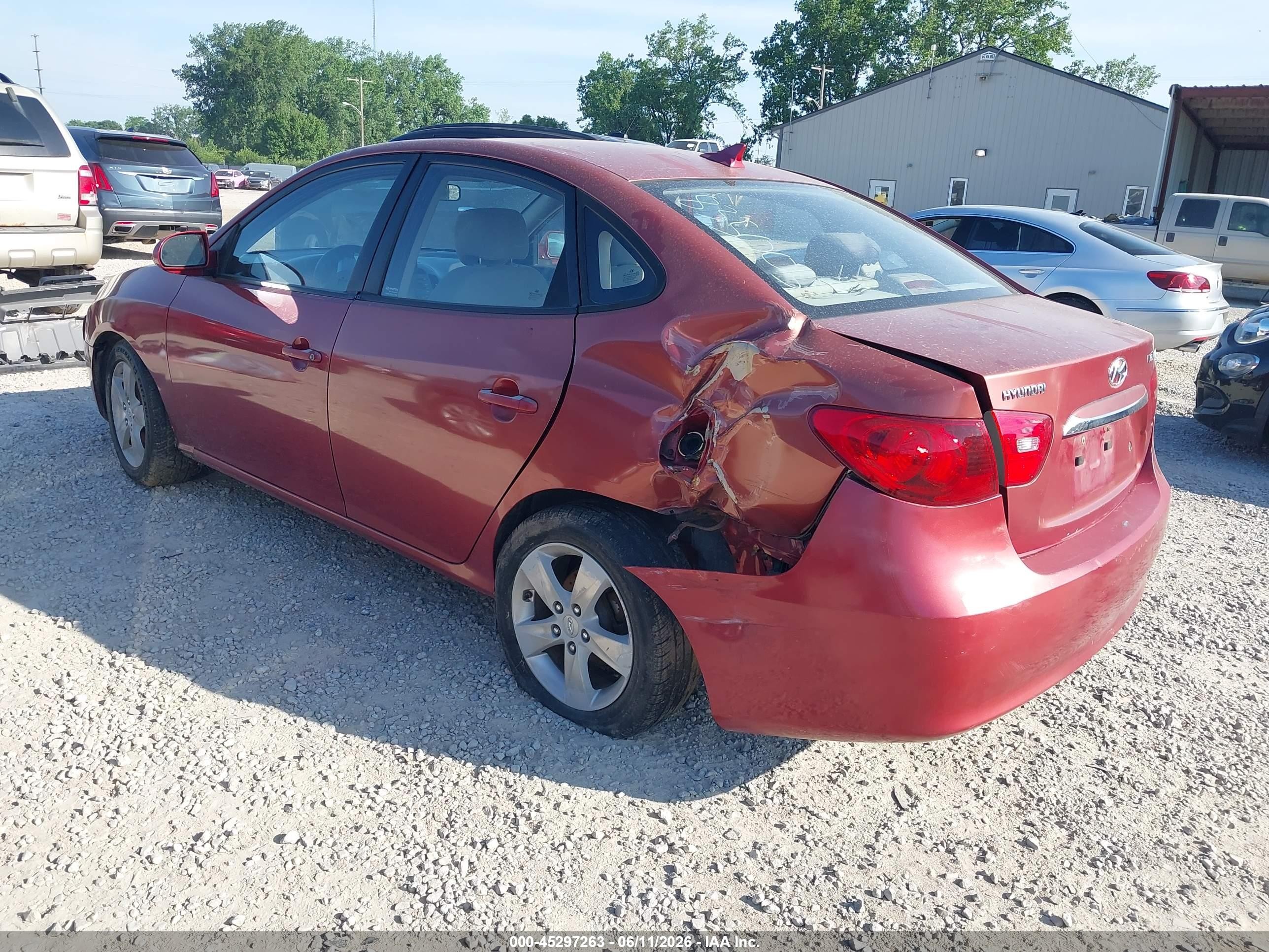 2010 Hyundai Elantra Gls Темно-бордовый vin: KMHDU4AD2AU835005