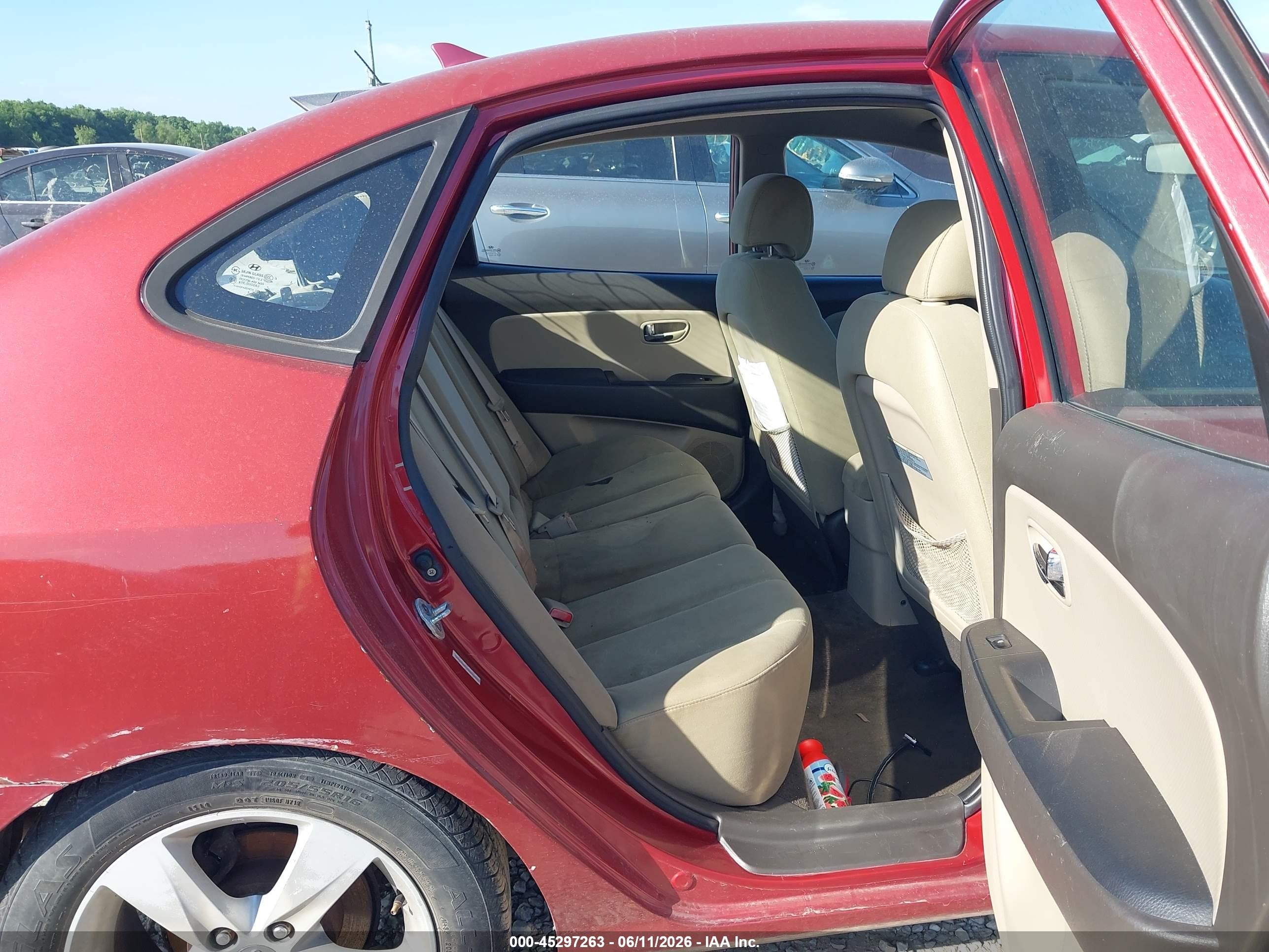 2010 Hyundai Elantra Gls Темно-бордовый vin: KMHDU4AD2AU835005