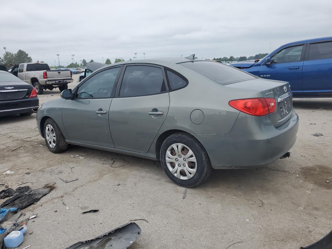 2010 Hyundai Elantra Blue Серый vin: KMHDU4AD2AU844013