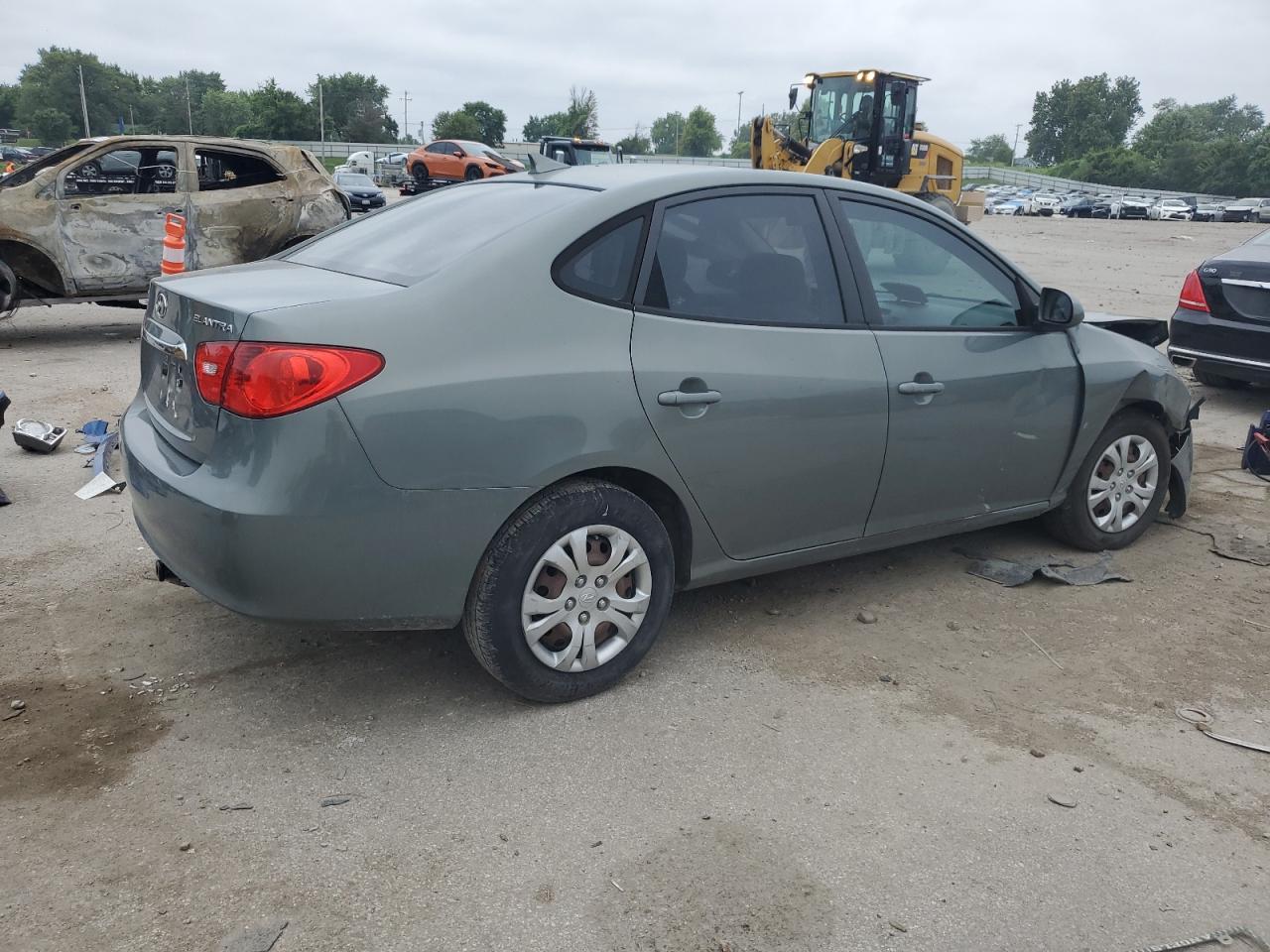 2010 Hyundai Elantra Blue Серый vin: KMHDU4AD2AU844013