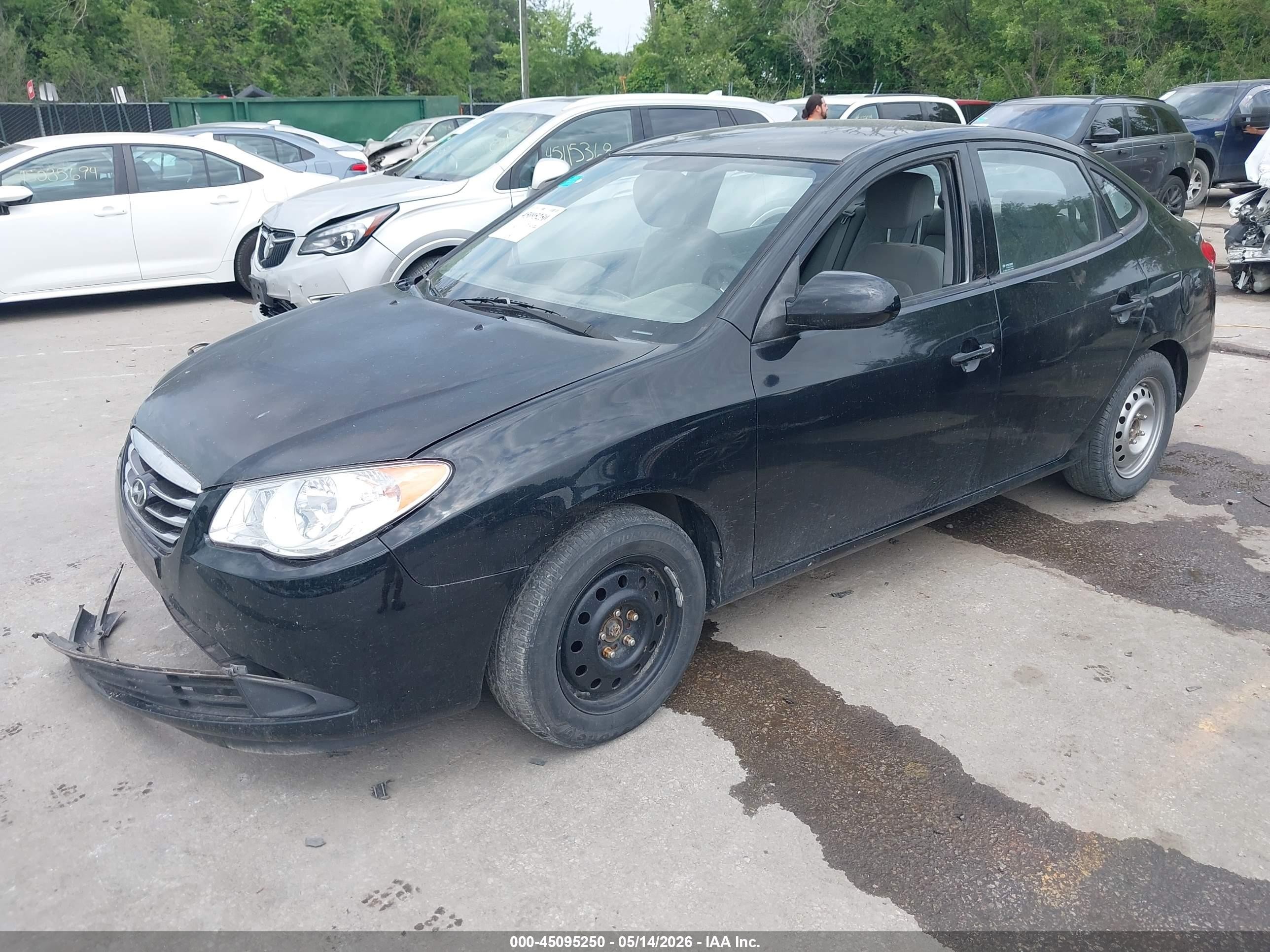 2010 Hyundai Elantra Blue Black vin: KMHDU4AD2AU855416