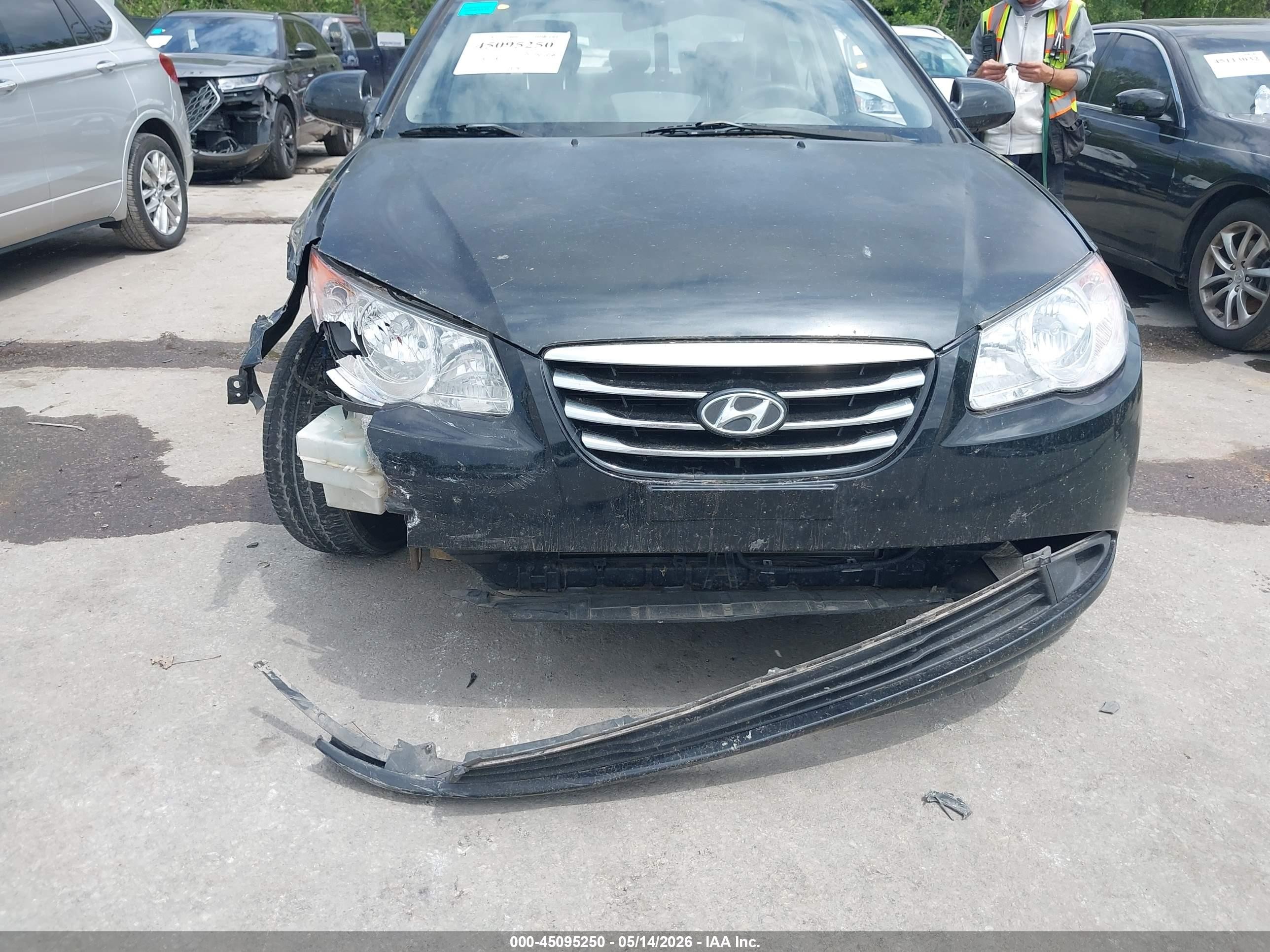 2010 Hyundai Elantra Blue Black vin: KMHDU4AD2AU855416