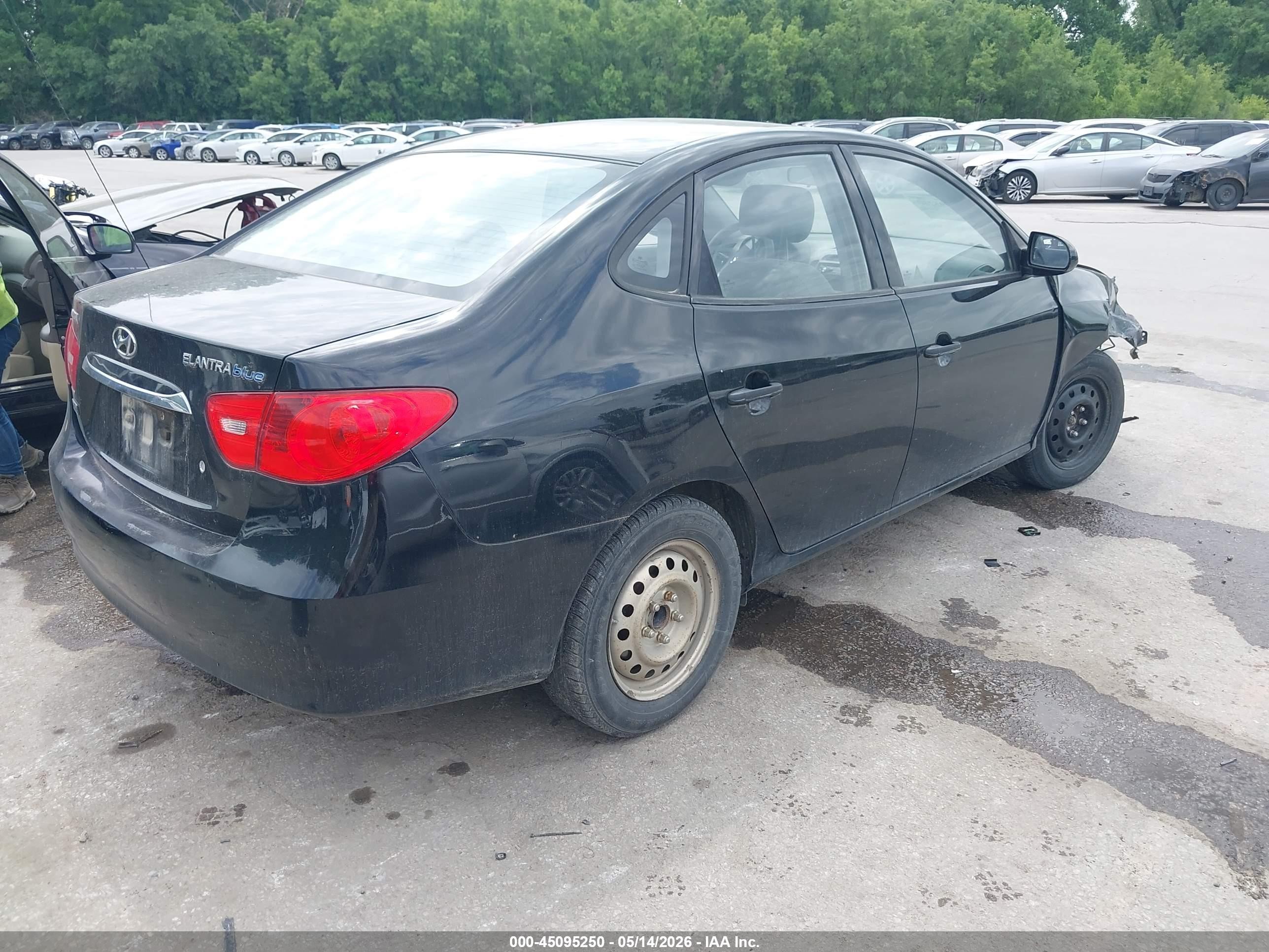 2010 Hyundai Elantra Blue Black vin: KMHDU4AD2AU855416