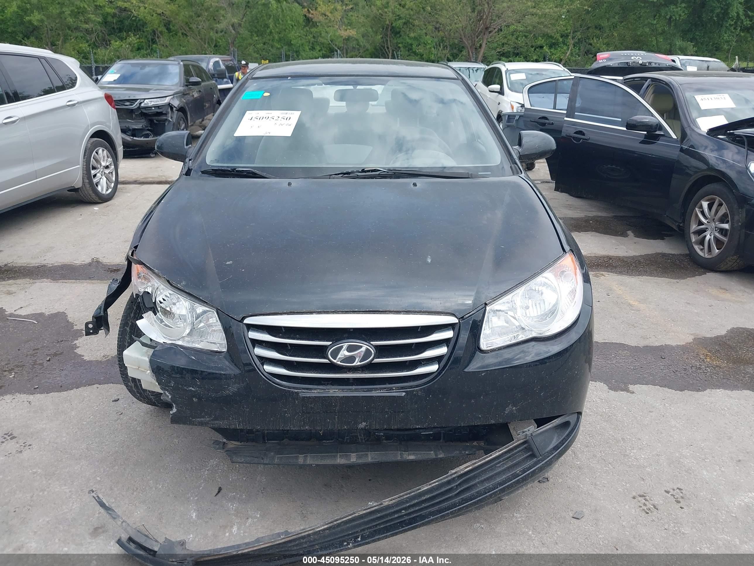 2010 Hyundai Elantra Blue Black vin: KMHDU4AD2AU855416