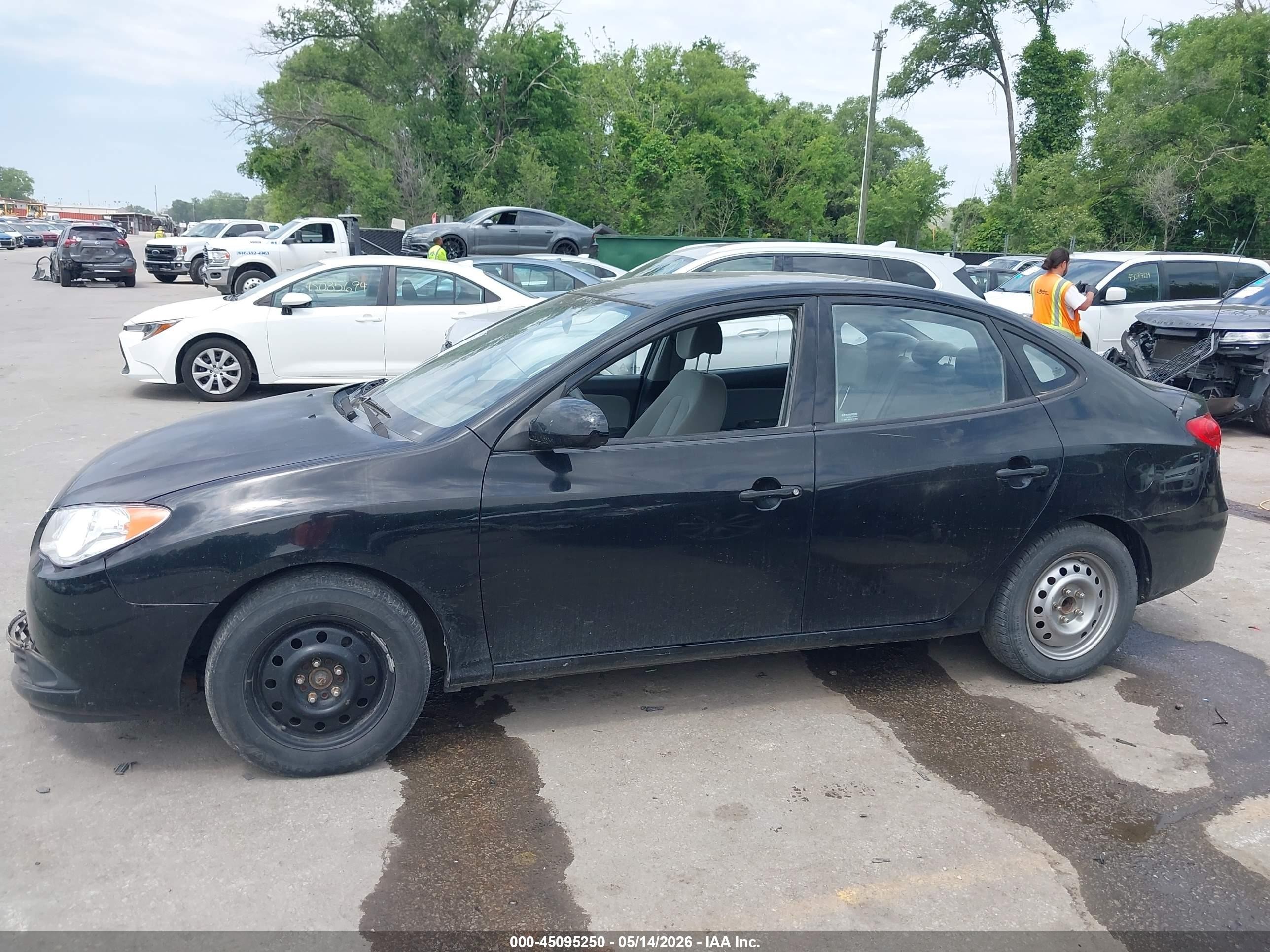 2010 Hyundai Elantra Blue Black vin: KMHDU4AD2AU855416