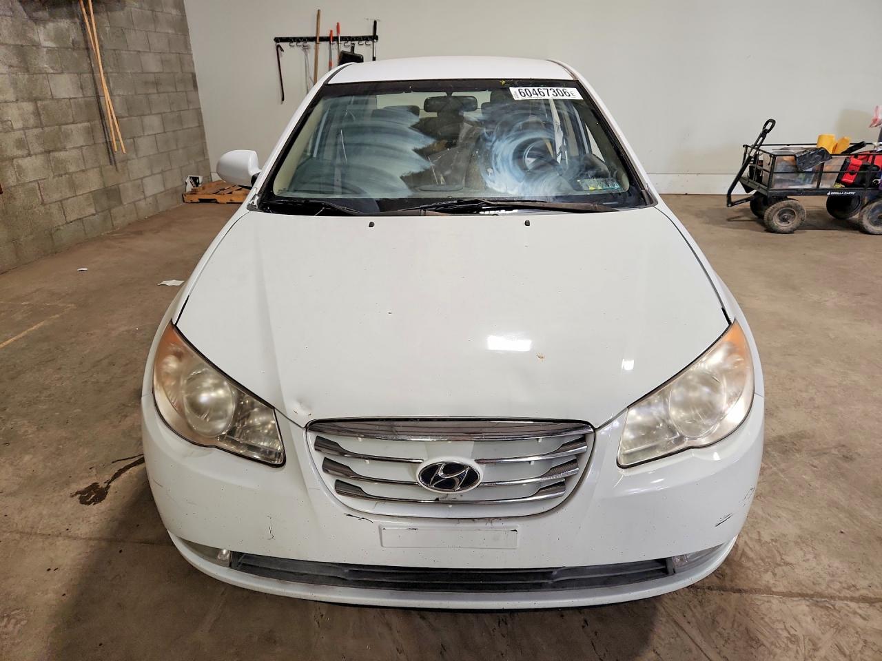 2010 Hyundai Elantra Gls White vin: KMHDU4AD2AU858381