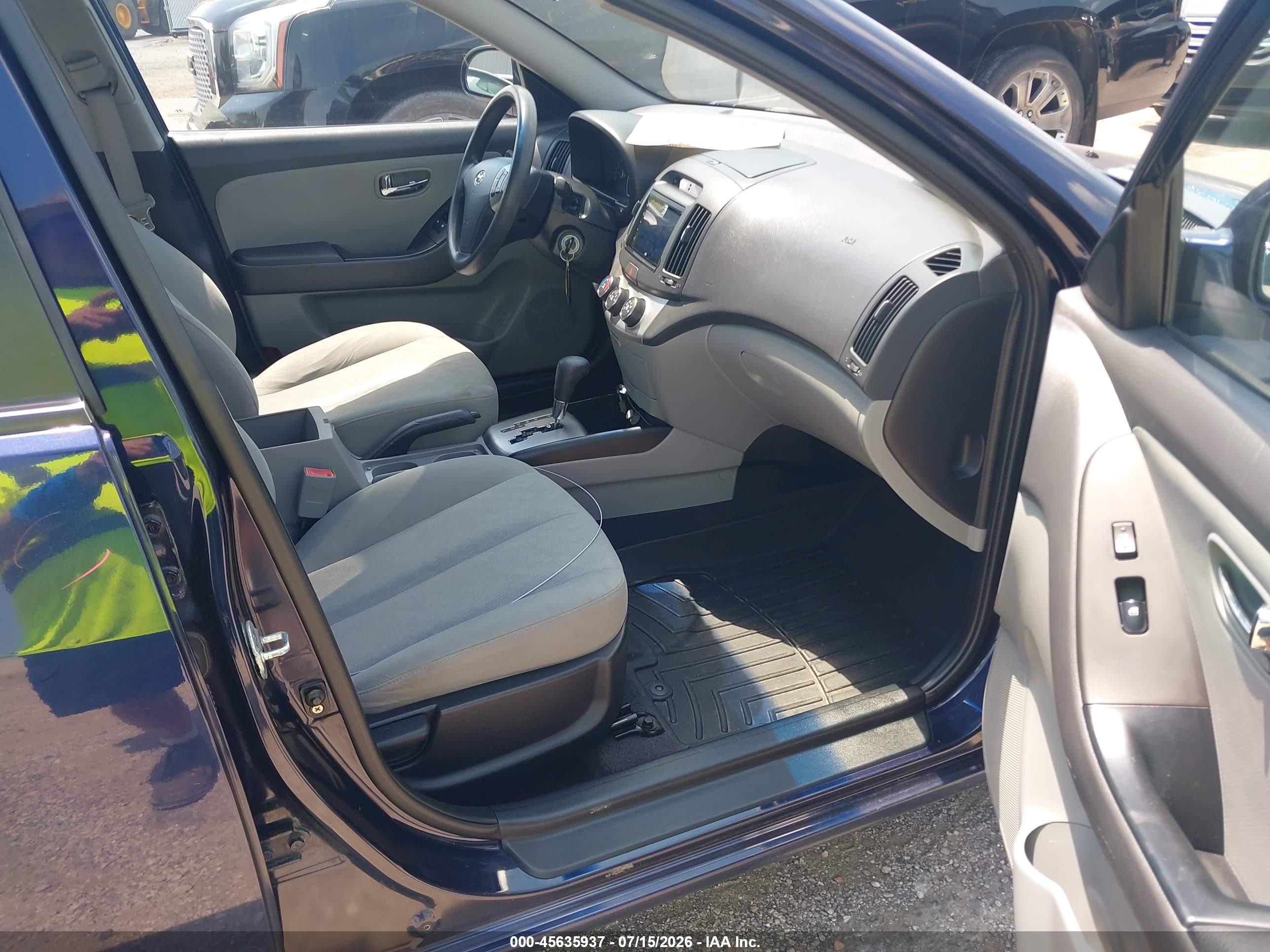 2010 Hyundai Elantra Gls Синий vin: KMHDU4AD2AU885077