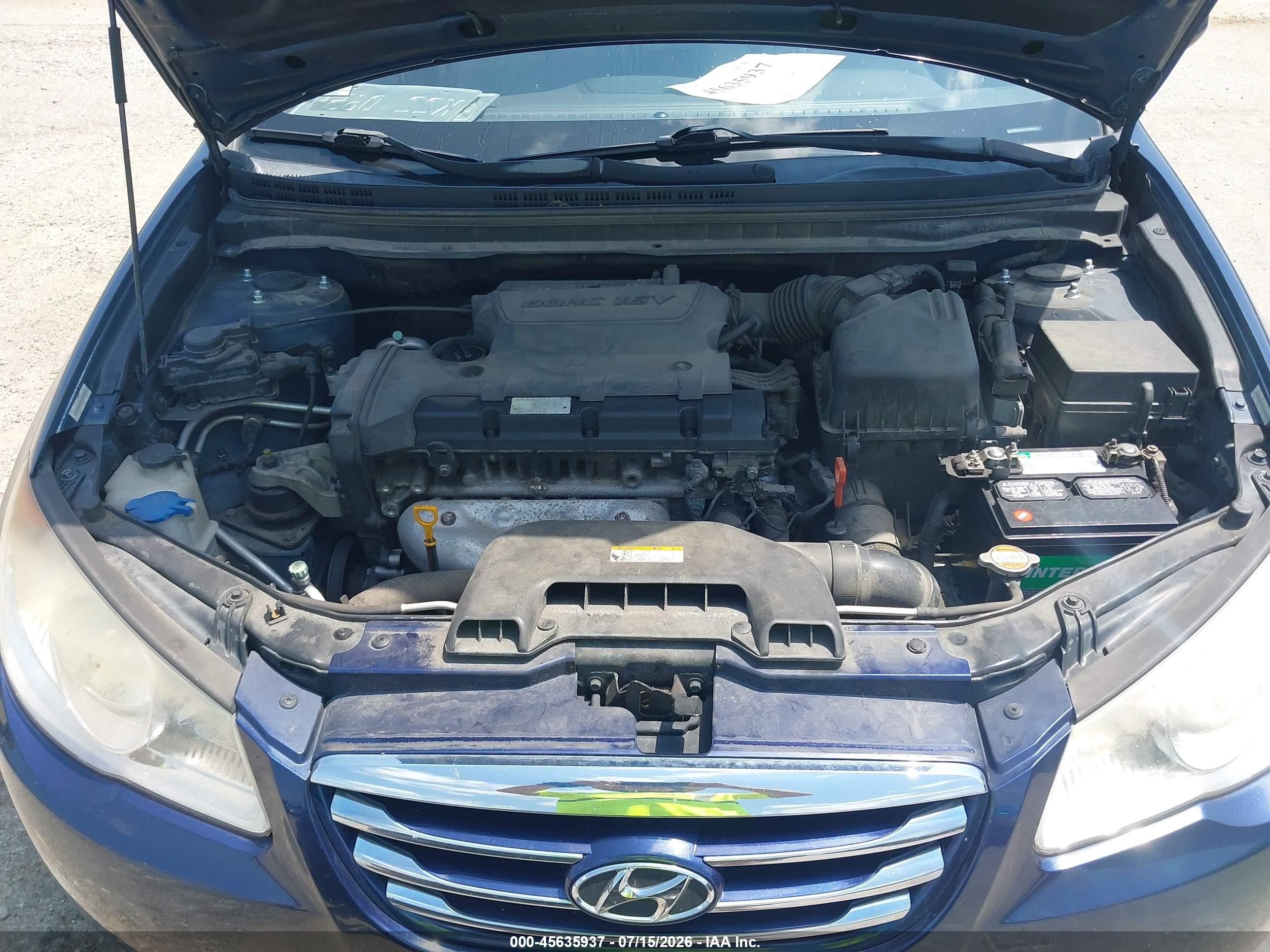 2010 Hyundai Elantra Gls Синий vin: KMHDU4AD2AU885077