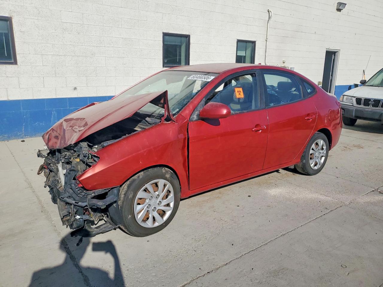 2010 Hyundai Elantra Red vin: KMHDU4AD2AU919955