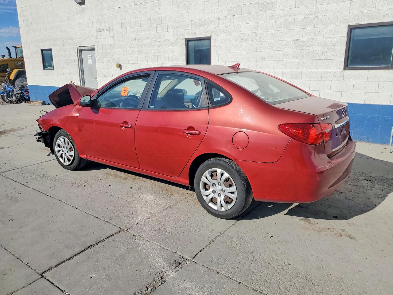 2010 Hyundai Elantra Red vin: KMHDU4AD2AU919955