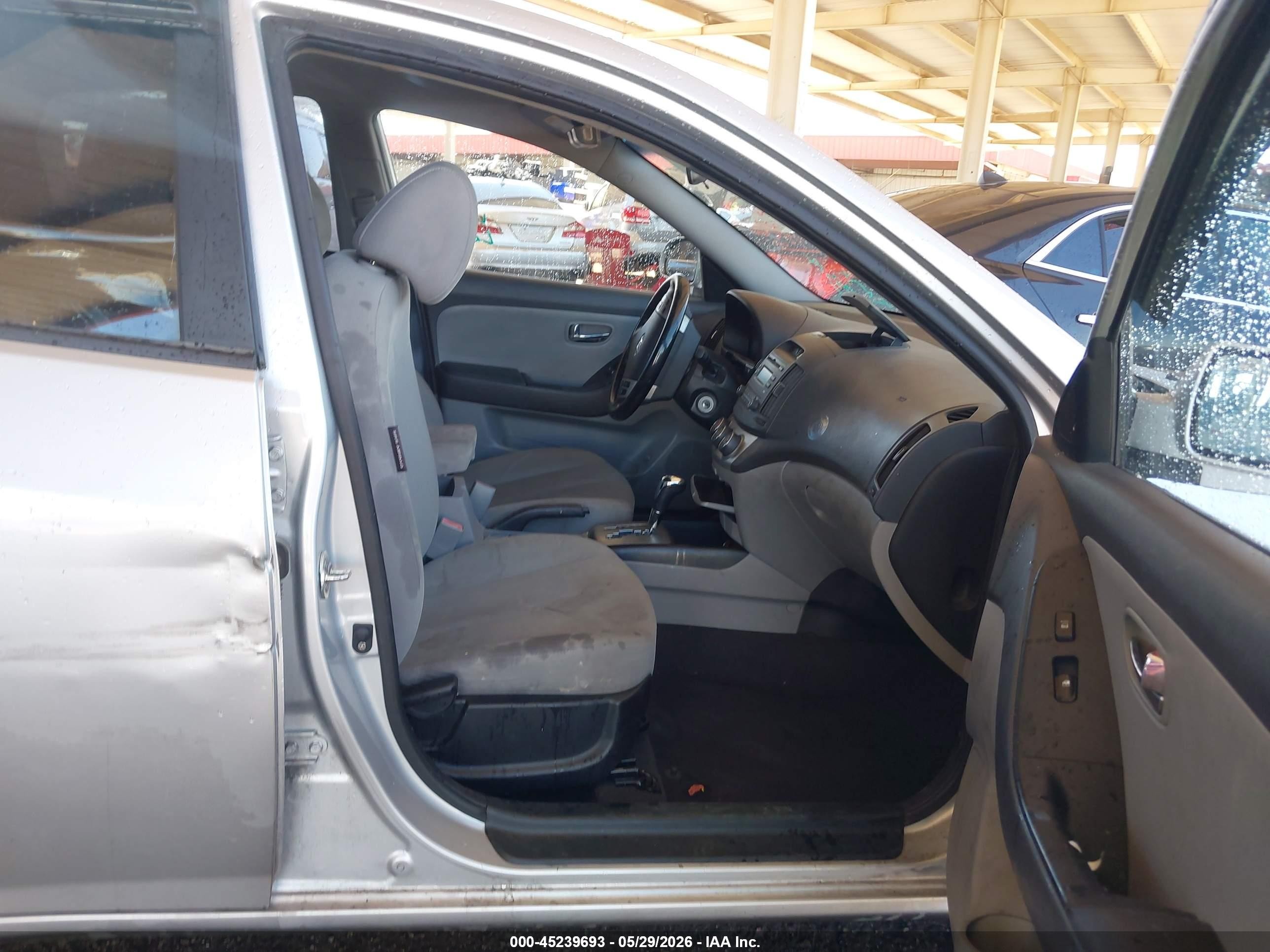 2010 Hyundai Elantra Se Gray vin: KMHDU4AD2AU923374