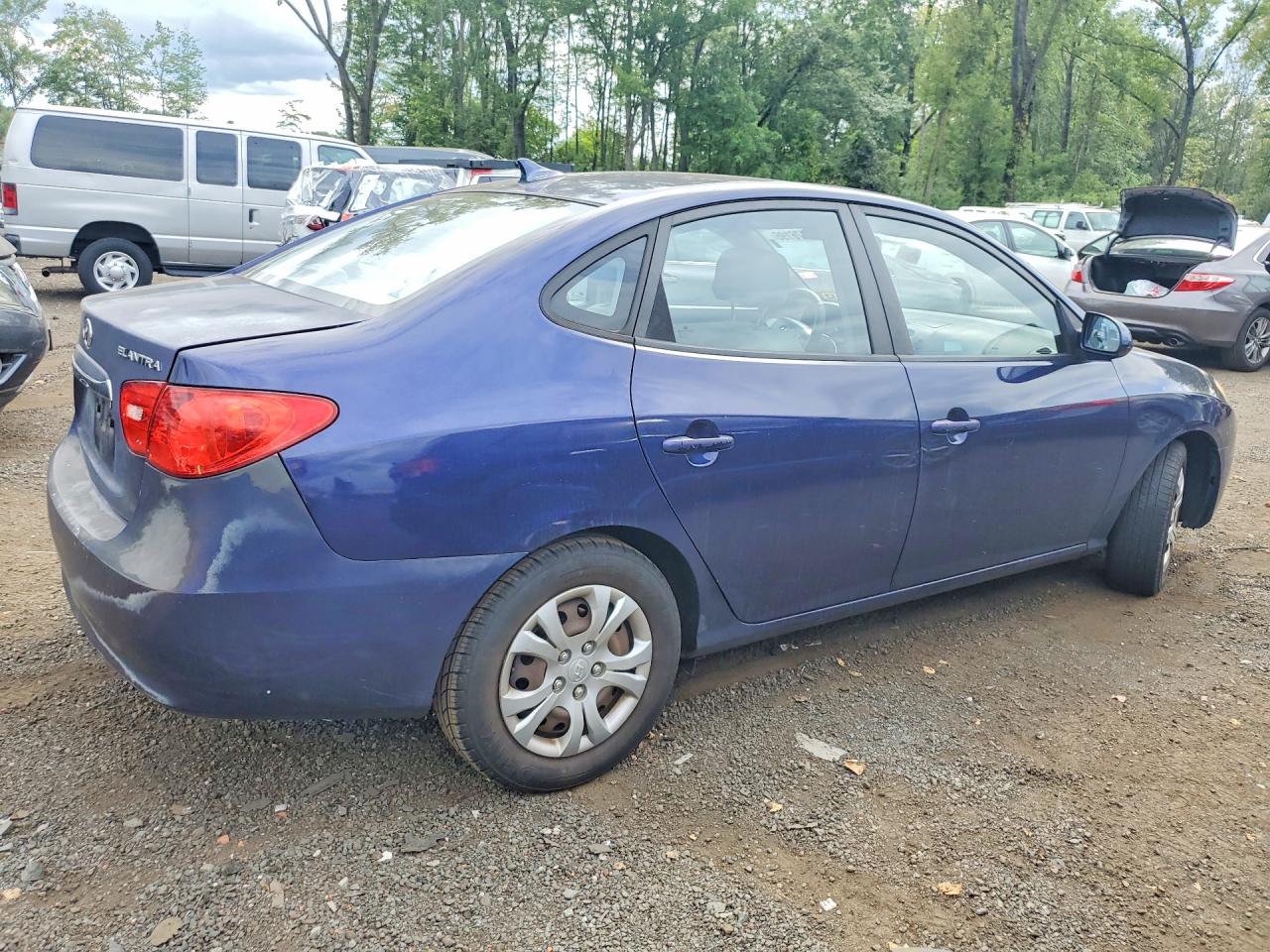 2010 Hyundai Elantra Gls Blue vin: KMHDU4AD2AU971036