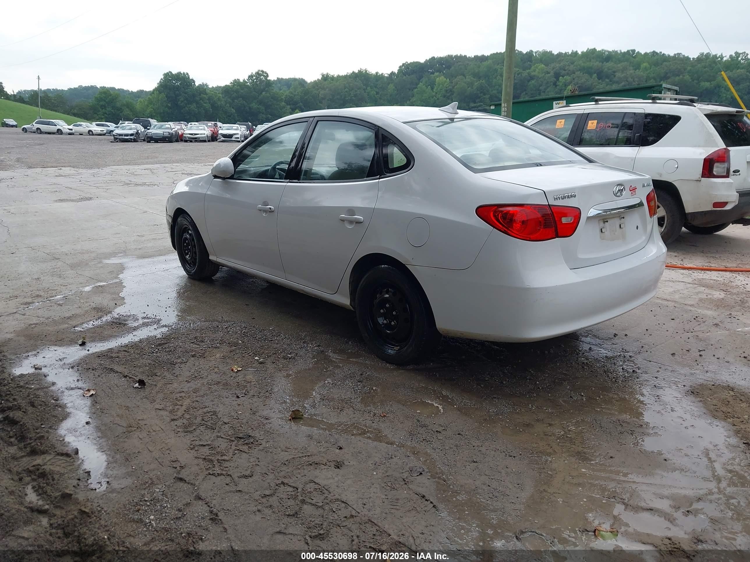 2010 Hyundai Elantra Gls White vin: KMHDU4AD2AU982800