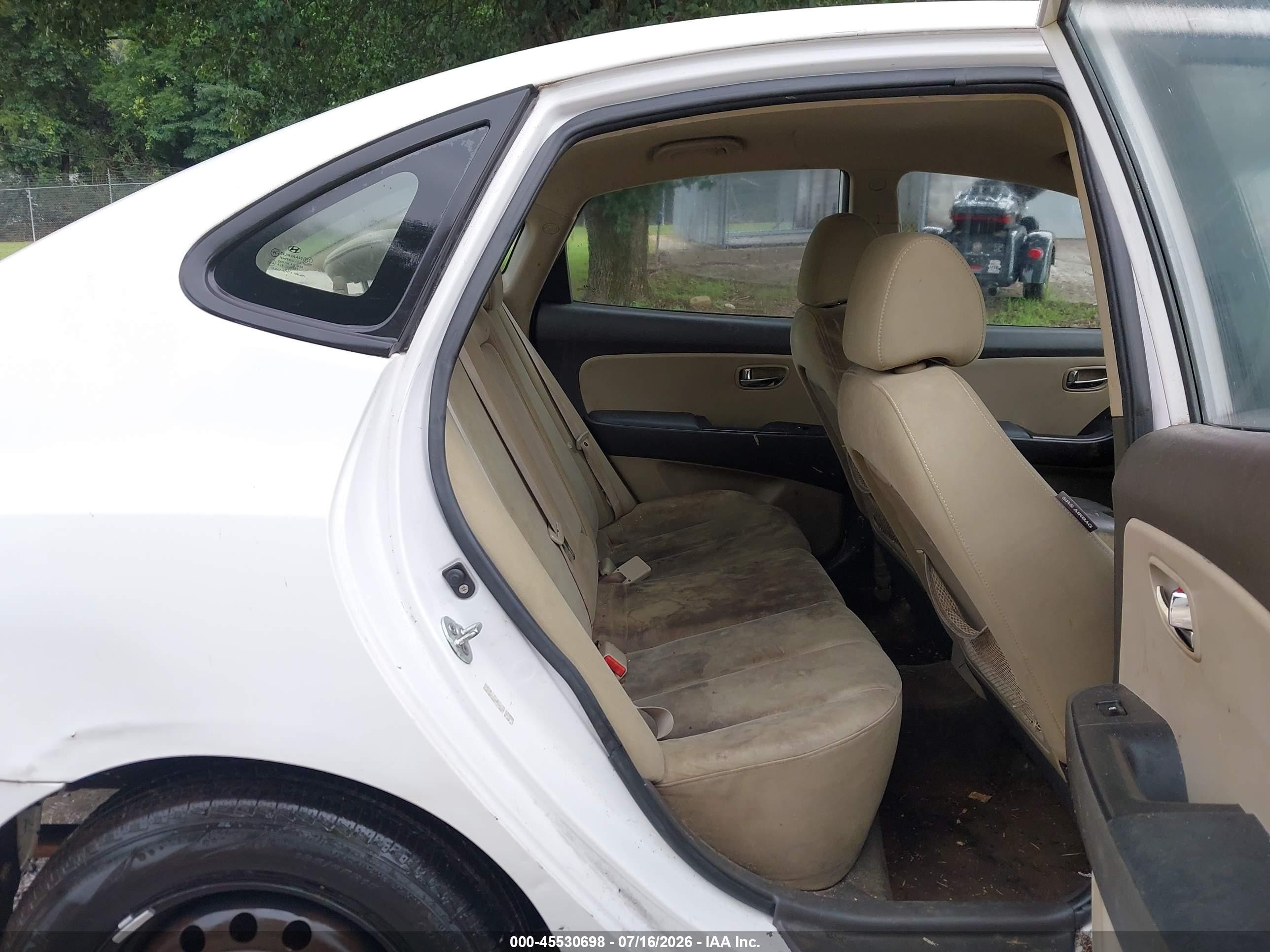 2010 Hyundai Elantra Gls White vin: KMHDU4AD2AU982800