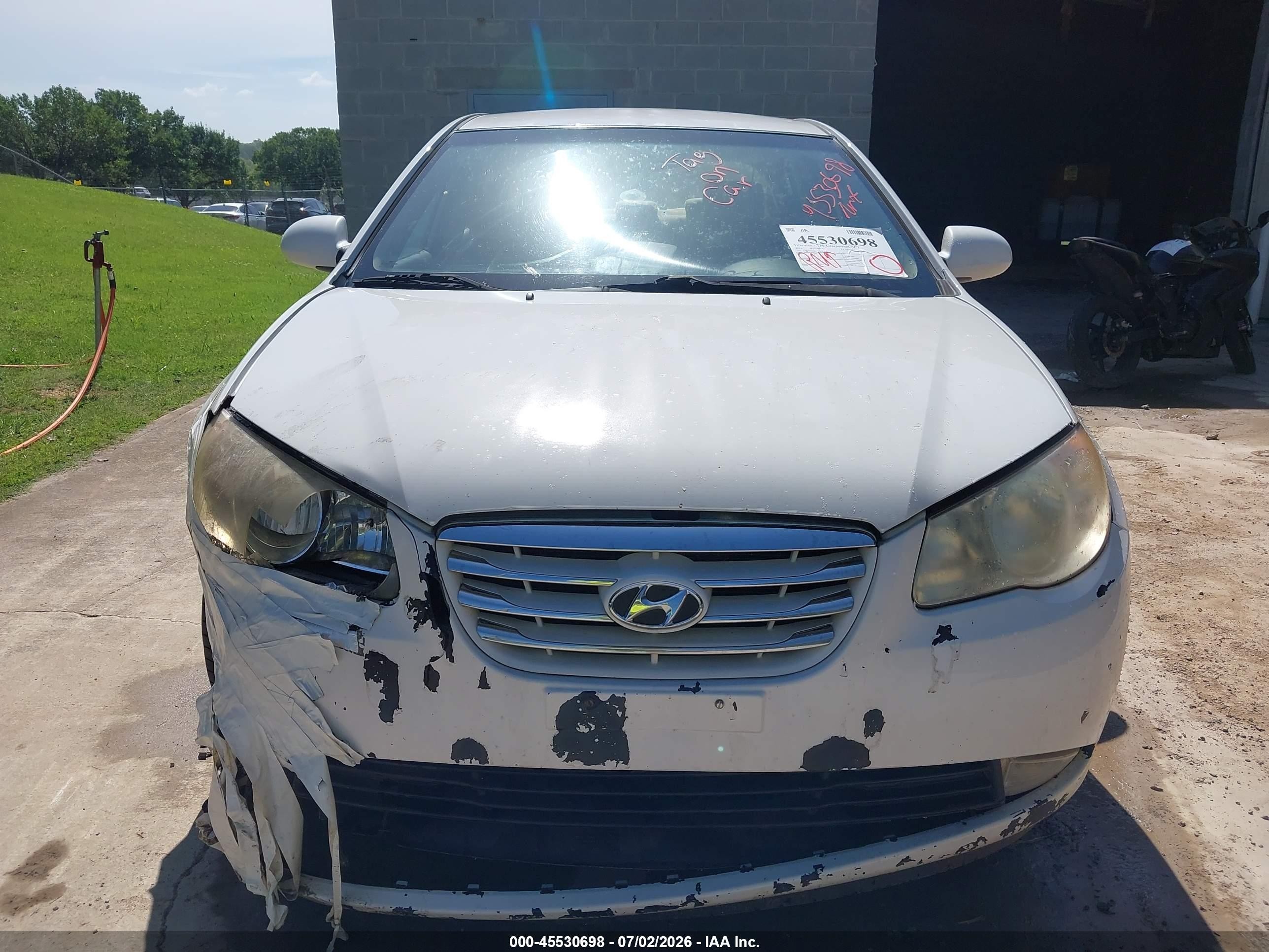 2010 Hyundai Elantra Gls White vin: KMHDU4AD2AU982800