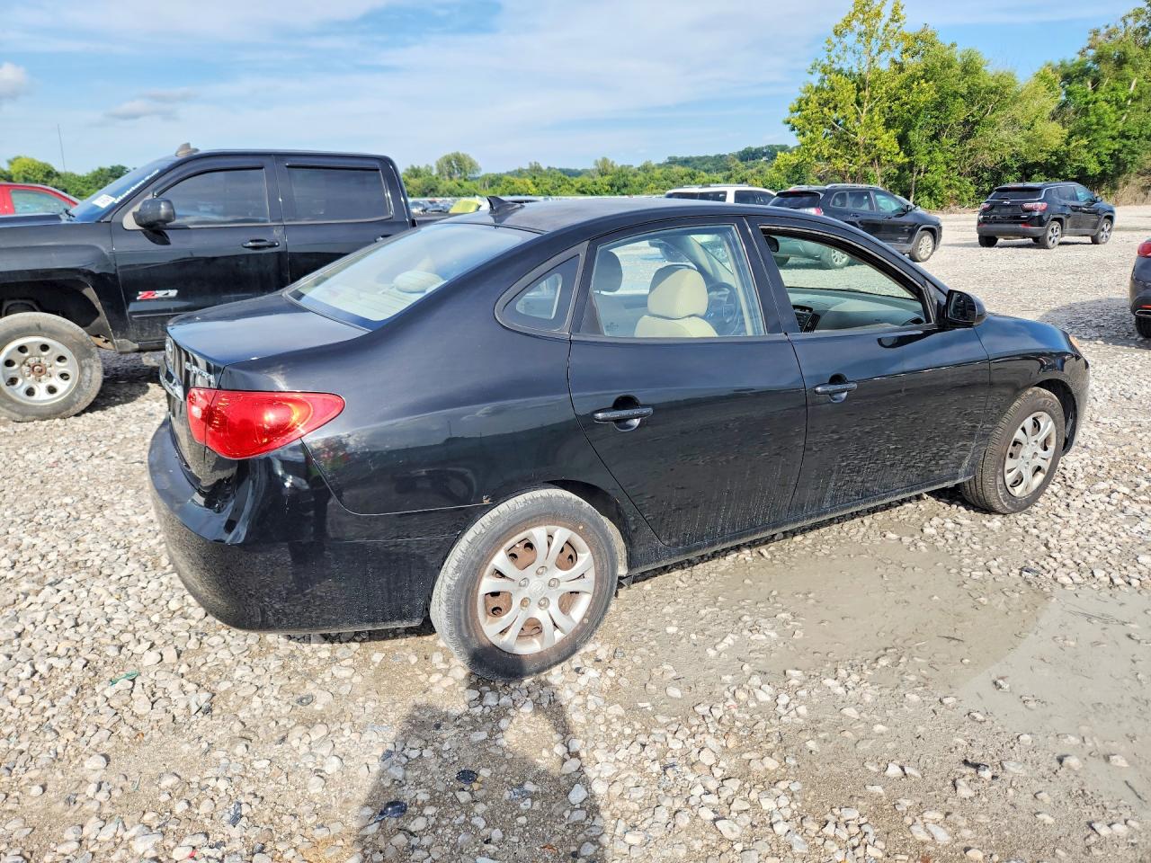 2010 Hyundai Elantra Gls Black vin: KMHDU4AD3AU016309