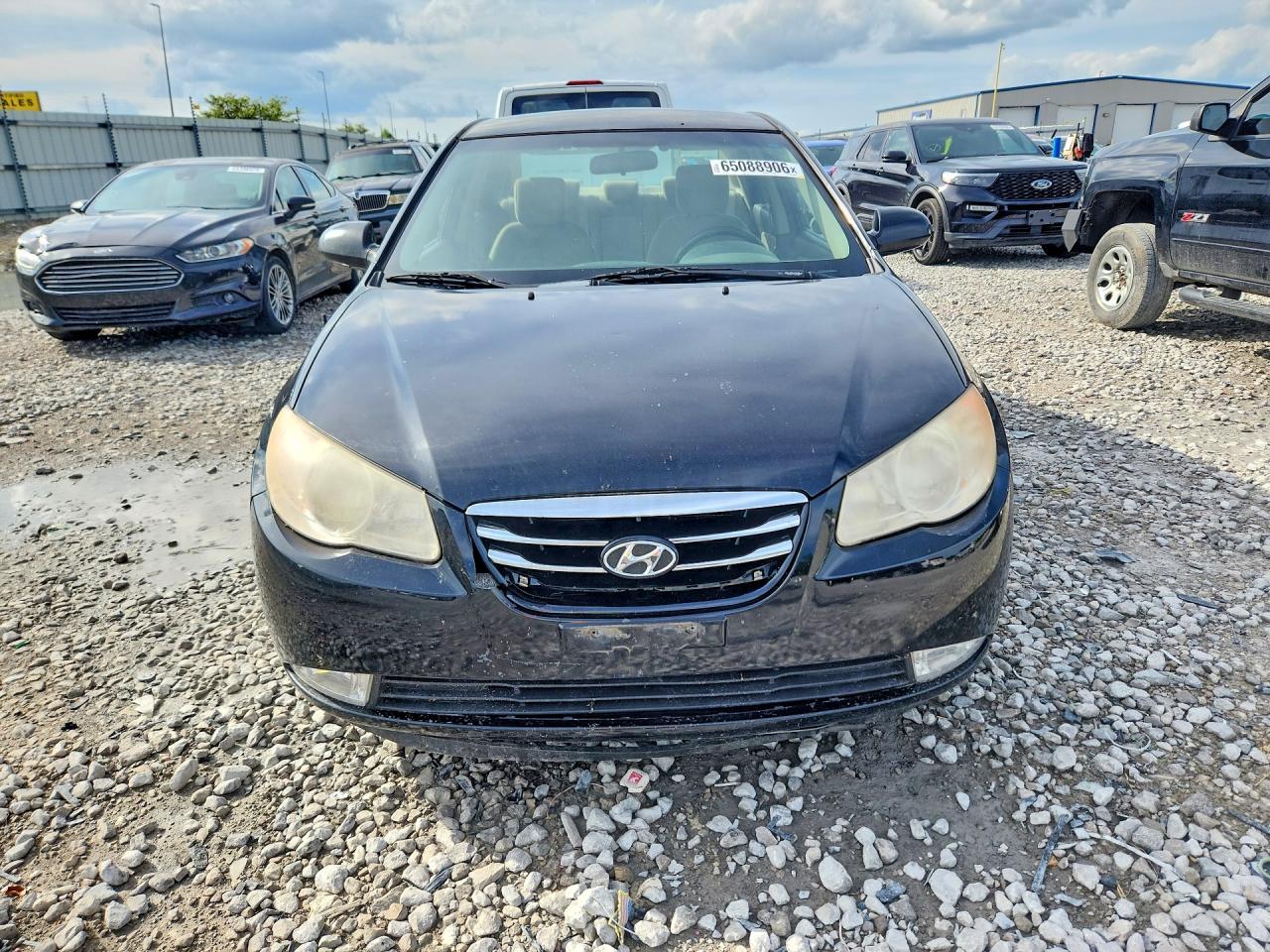 2010 Hyundai Elantra Gls Black vin: KMHDU4AD3AU016309