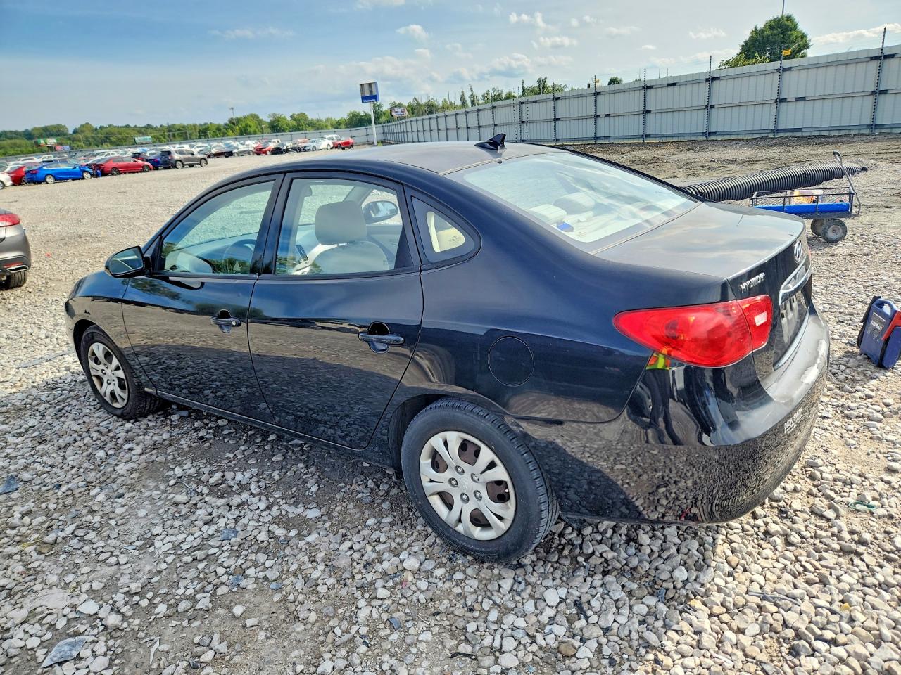 2010 Hyundai Elantra Gls Black vin: KMHDU4AD3AU016309