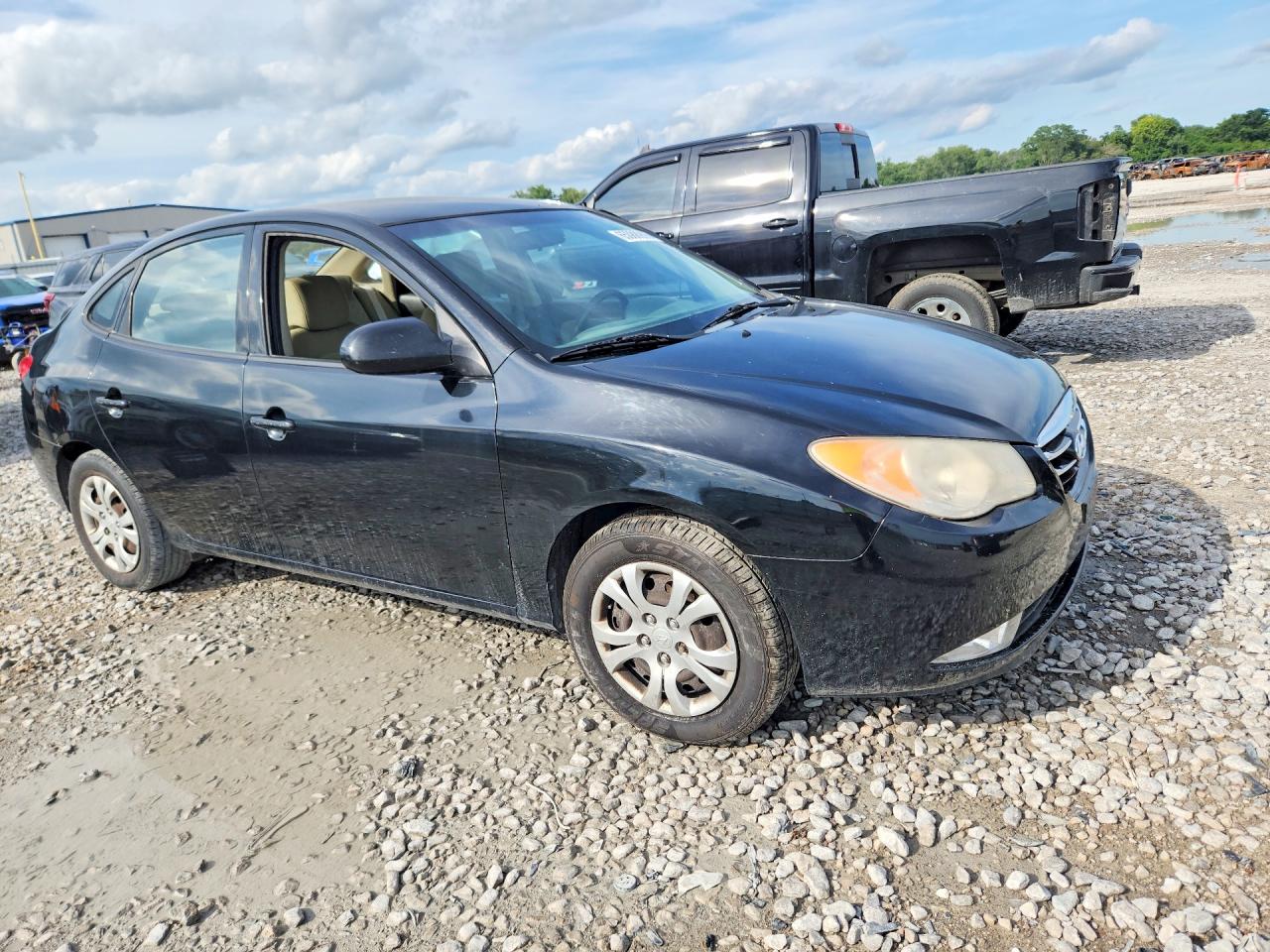 2010 Hyundai Elantra Gls Black vin: KMHDU4AD3AU016309