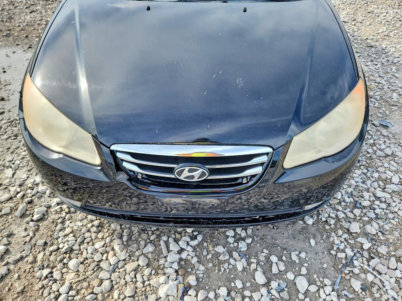 2010 Hyundai Elantra Gls Black vin: KMHDU4AD3AU016309