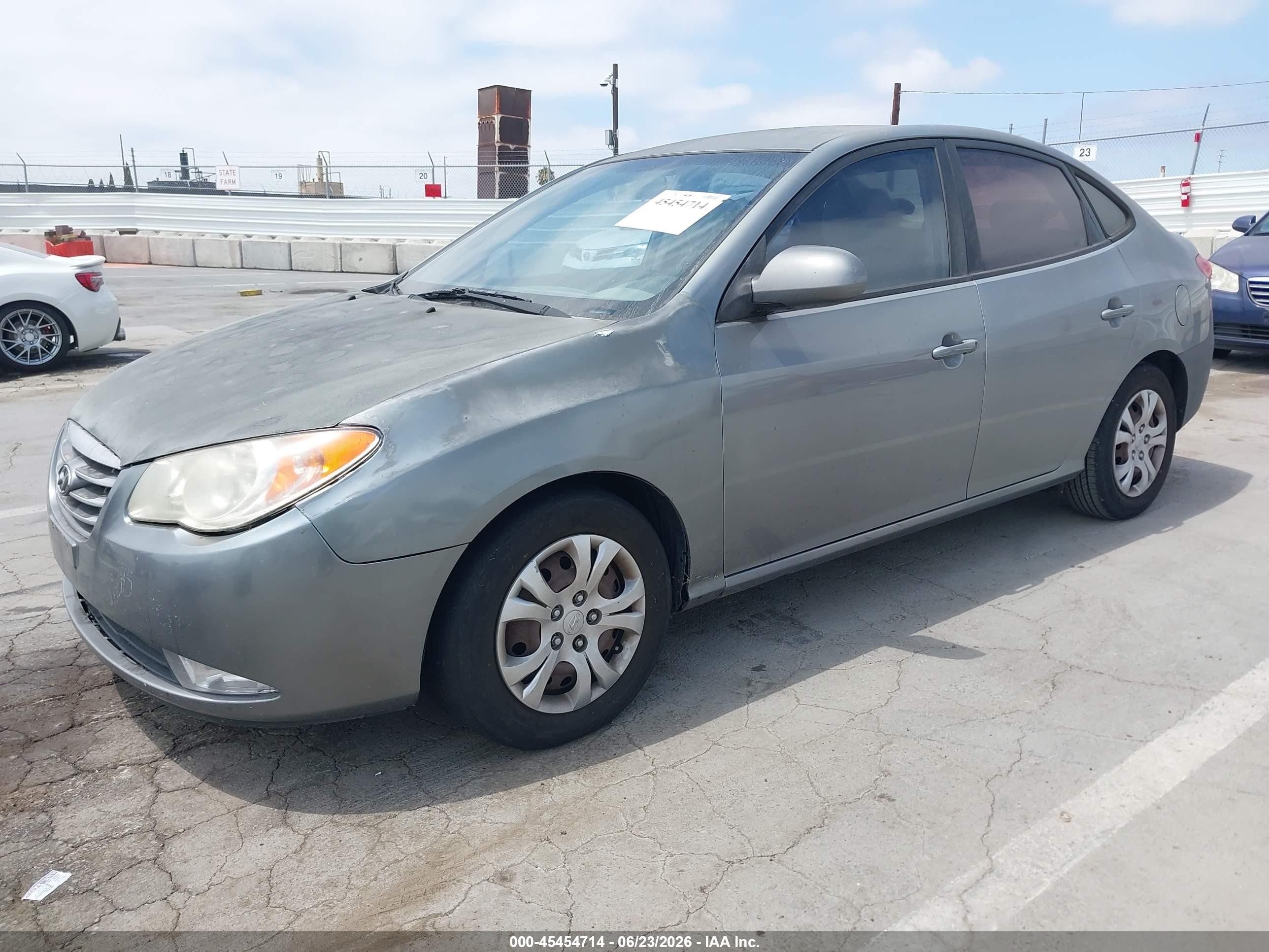2010 Hyundai Elantra Gls Gray vin: KMHDU4AD3AU037788