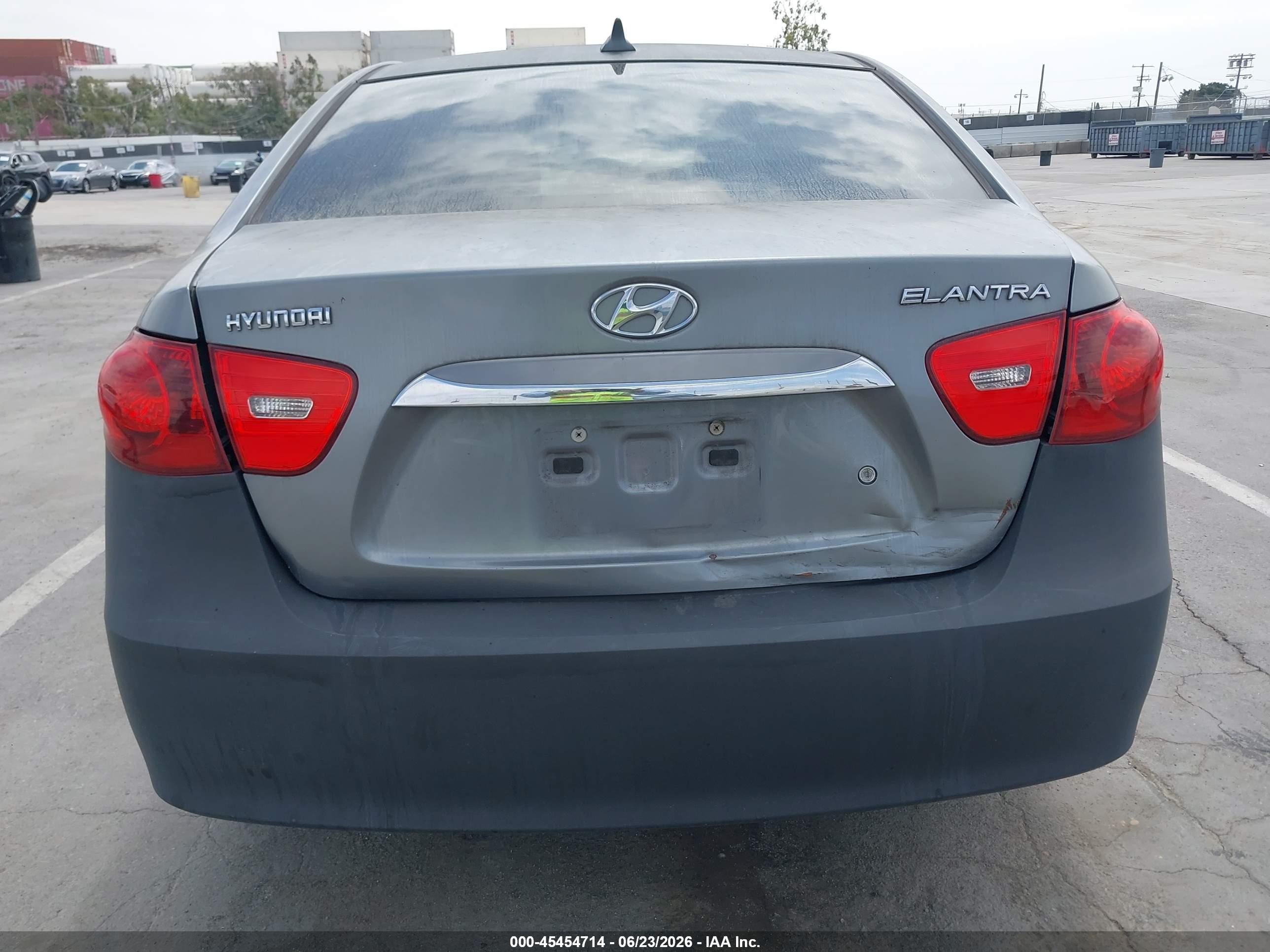2010 Hyundai Elantra Gls Gray vin: KMHDU4AD3AU037788