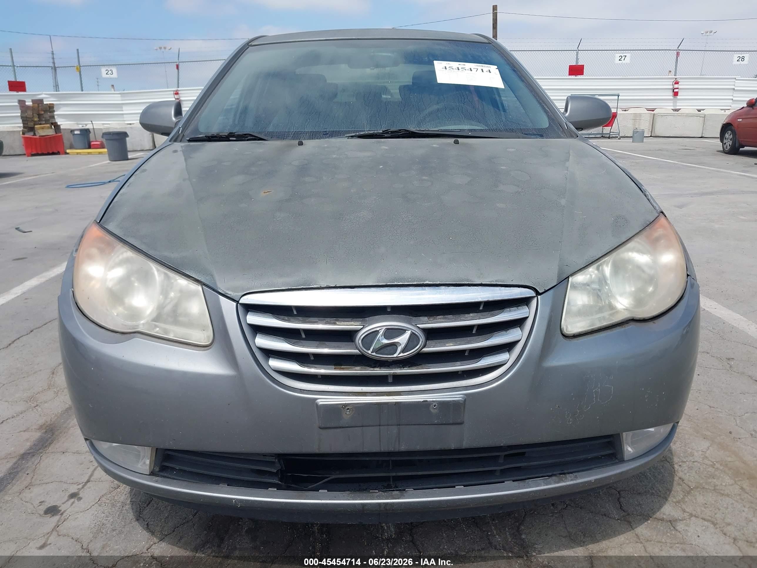 2010 Hyundai Elantra Gls Gray vin: KMHDU4AD3AU037788