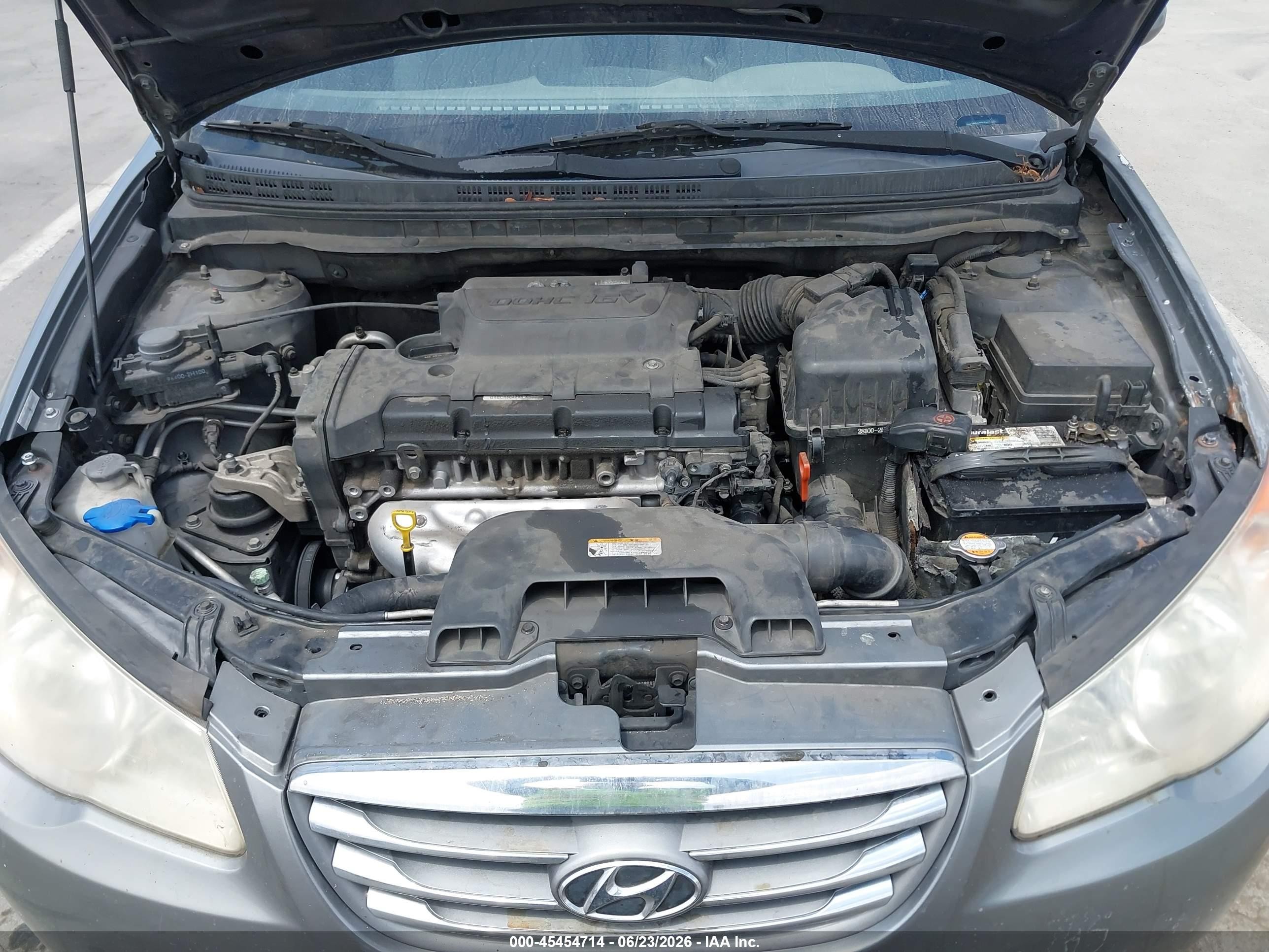 2010 Hyundai Elantra Gls Gray vin: KMHDU4AD3AU037788