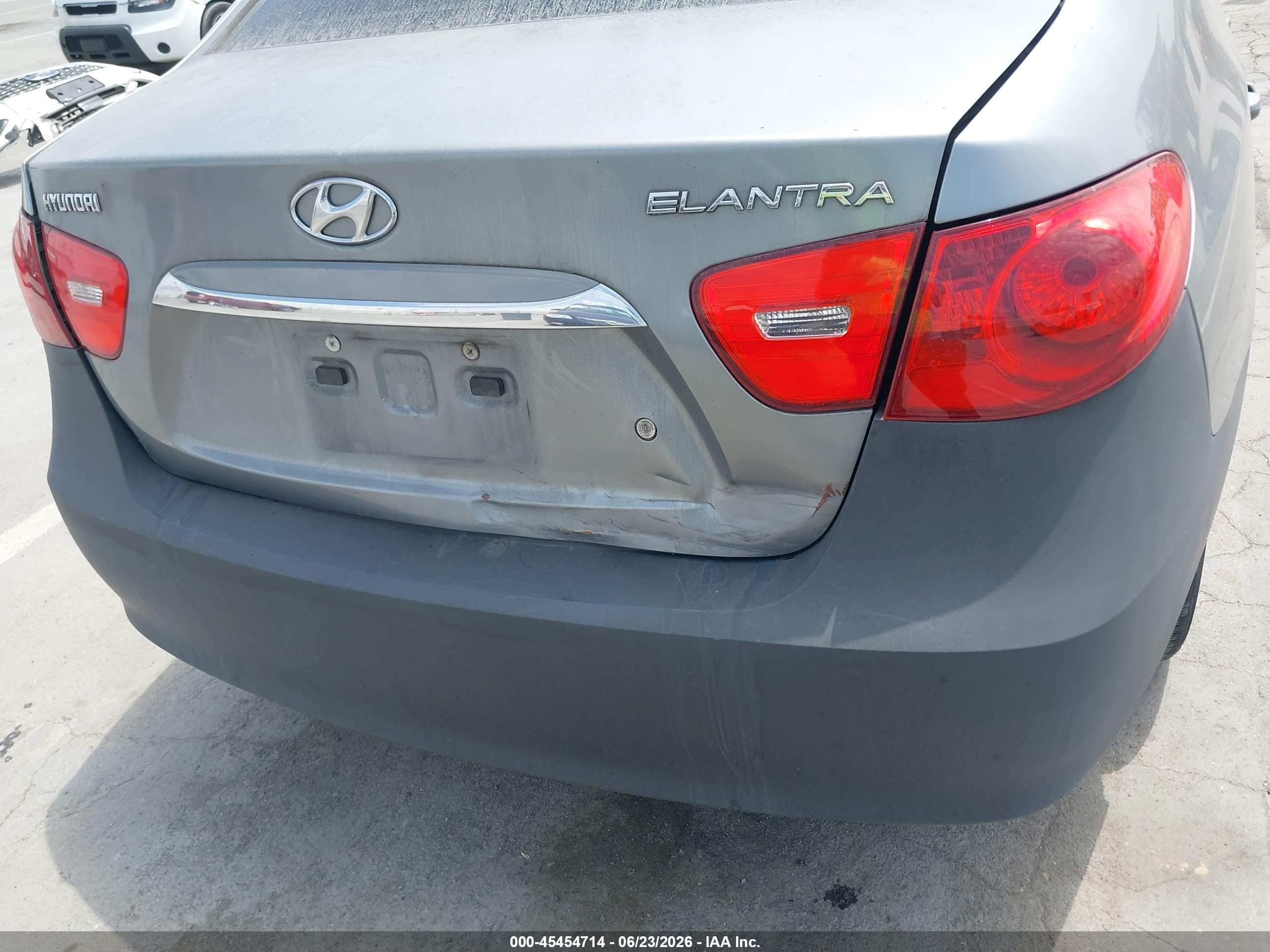 2010 Hyundai Elantra Gls Gray vin: KMHDU4AD3AU037788