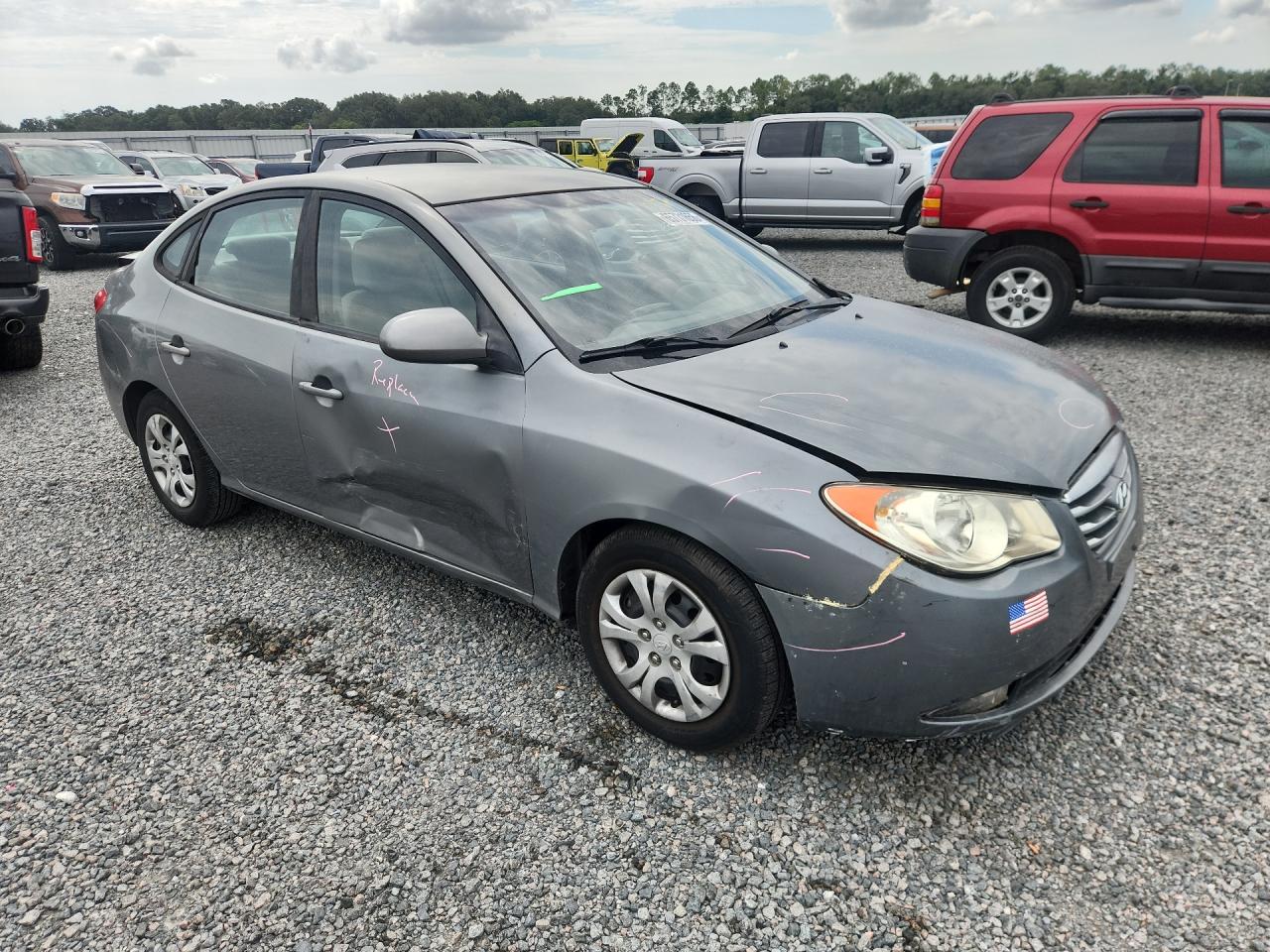 2010 Hyundai Elantra Gls Silver vin: KMHDU4AD3AU066353
