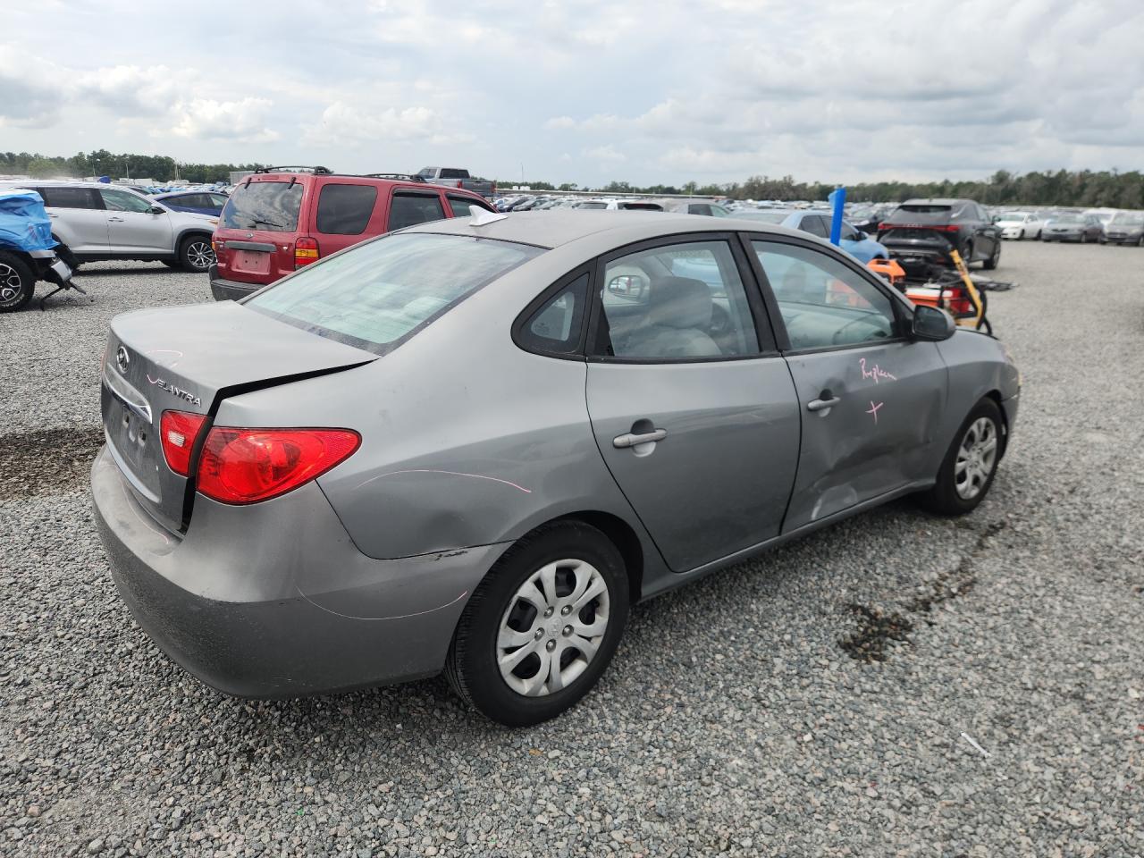 2010 Hyundai Elantra Gls Silver vin: KMHDU4AD3AU066353