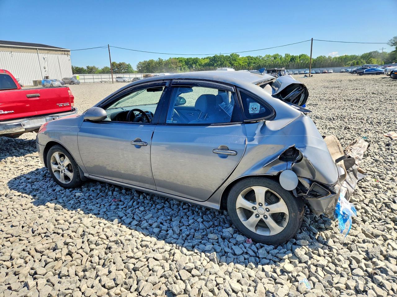 2010 Hyundai Elantra Se Silver vin: KMHDU4AD3AU090961