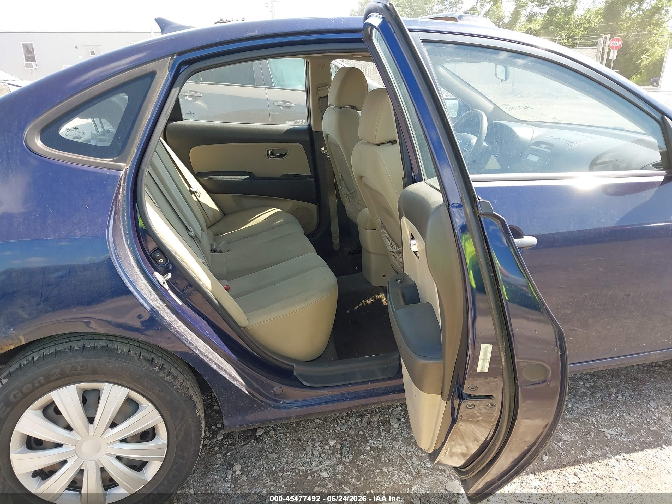 2010 Hyundai Elantra Gls Blue vin: KMHDU4AD3AU108598
