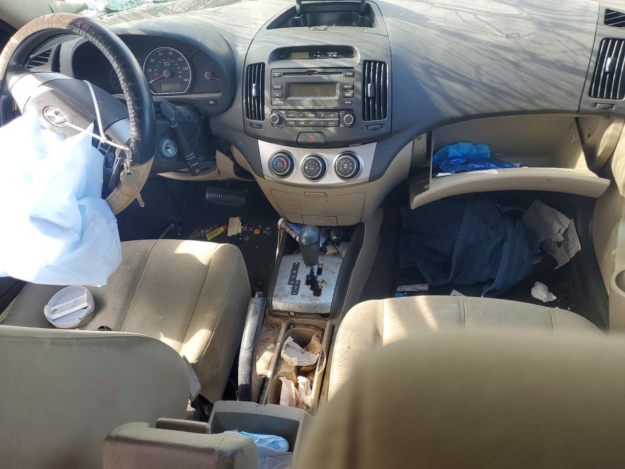 2010 Hyundai Elantra Gls White vin: KMHDU4AD3AU134943