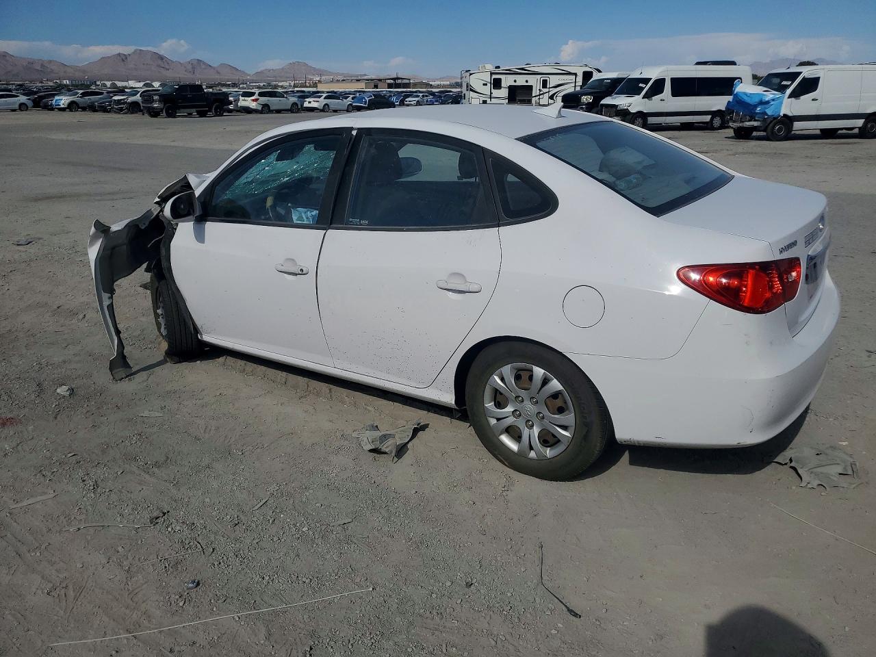 2010 Hyundai Elantra Gls White vin: KMHDU4AD3AU134943