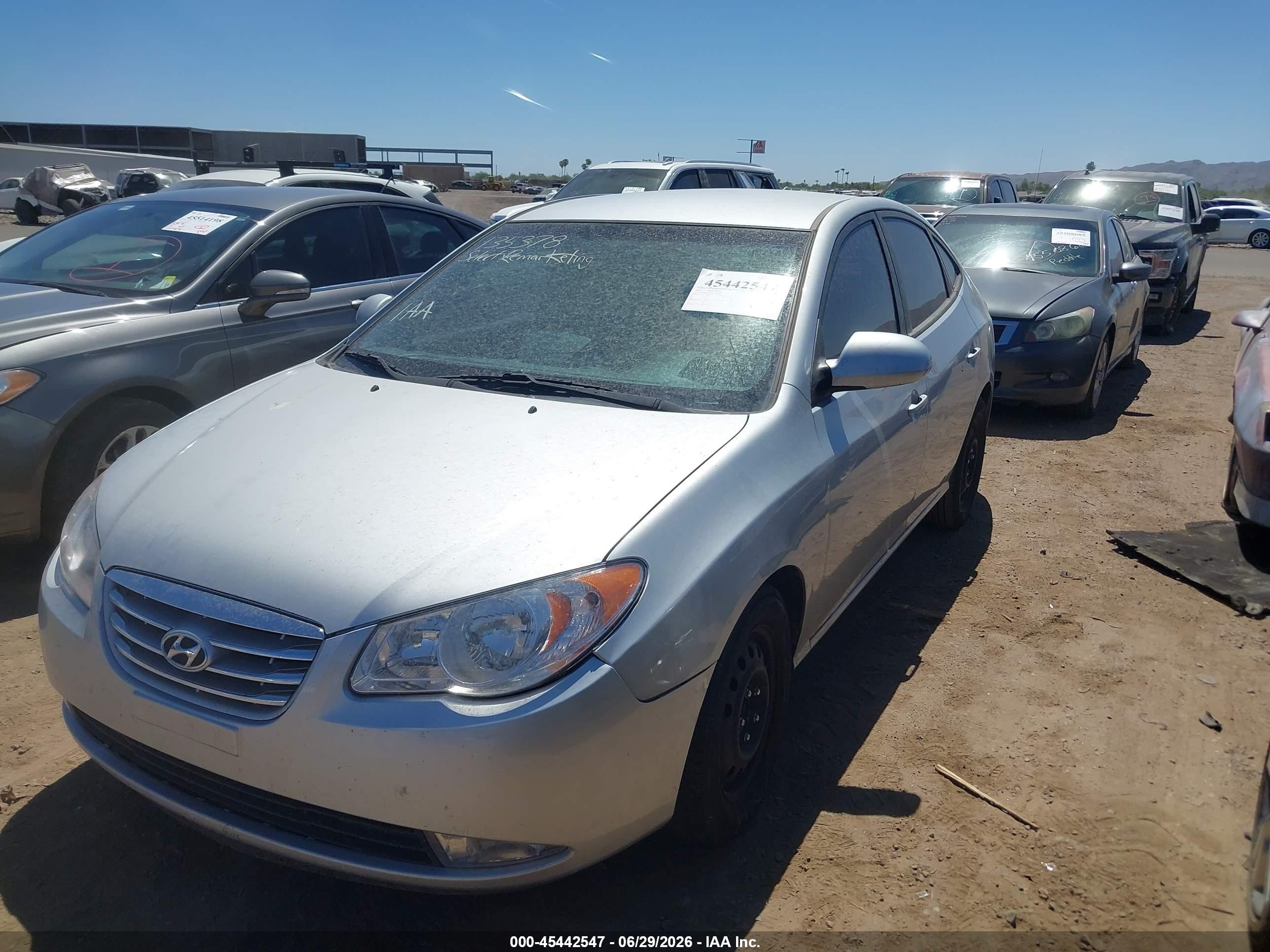 2010 Hyundai Elantra Gls Silver vin: KMHDU4AD3AU135378