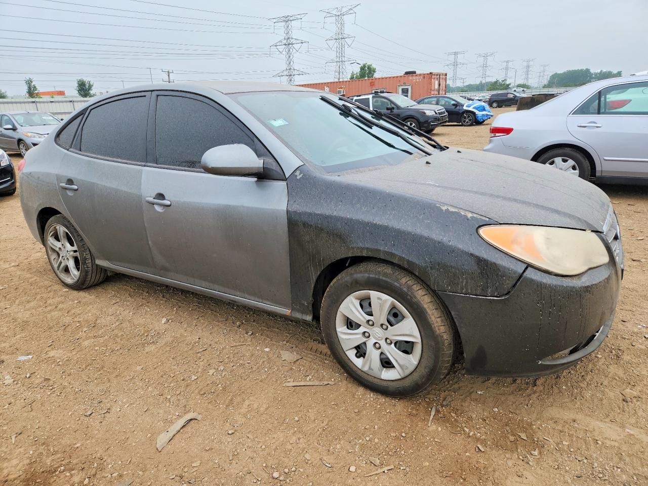 2010 Hyundai Elantra Gls Серый vin: KMHDU4AD3AU148521
