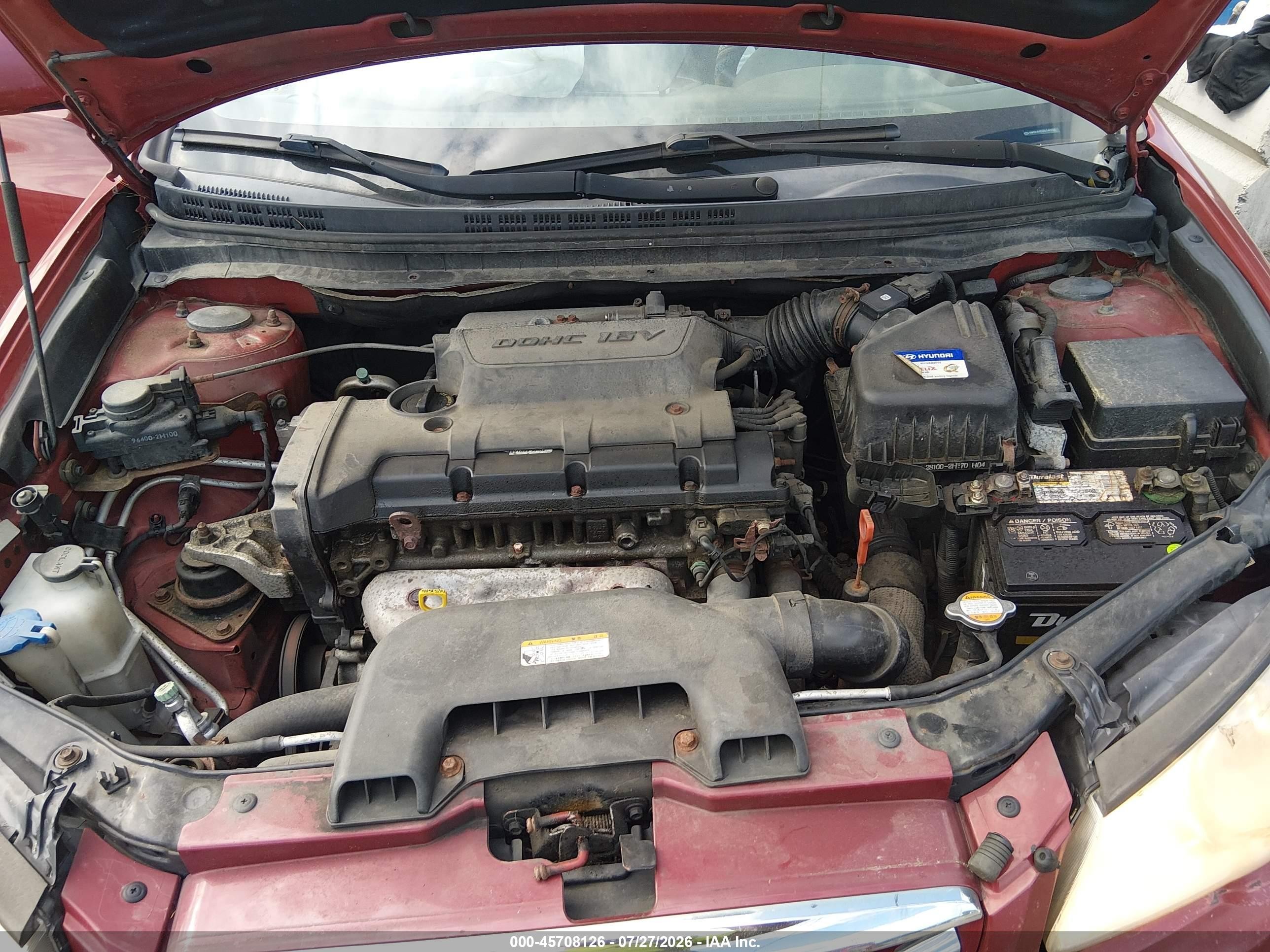 2010 Hyundai Elantra Gls Maroon vin: KMHDU4AD3AU148955