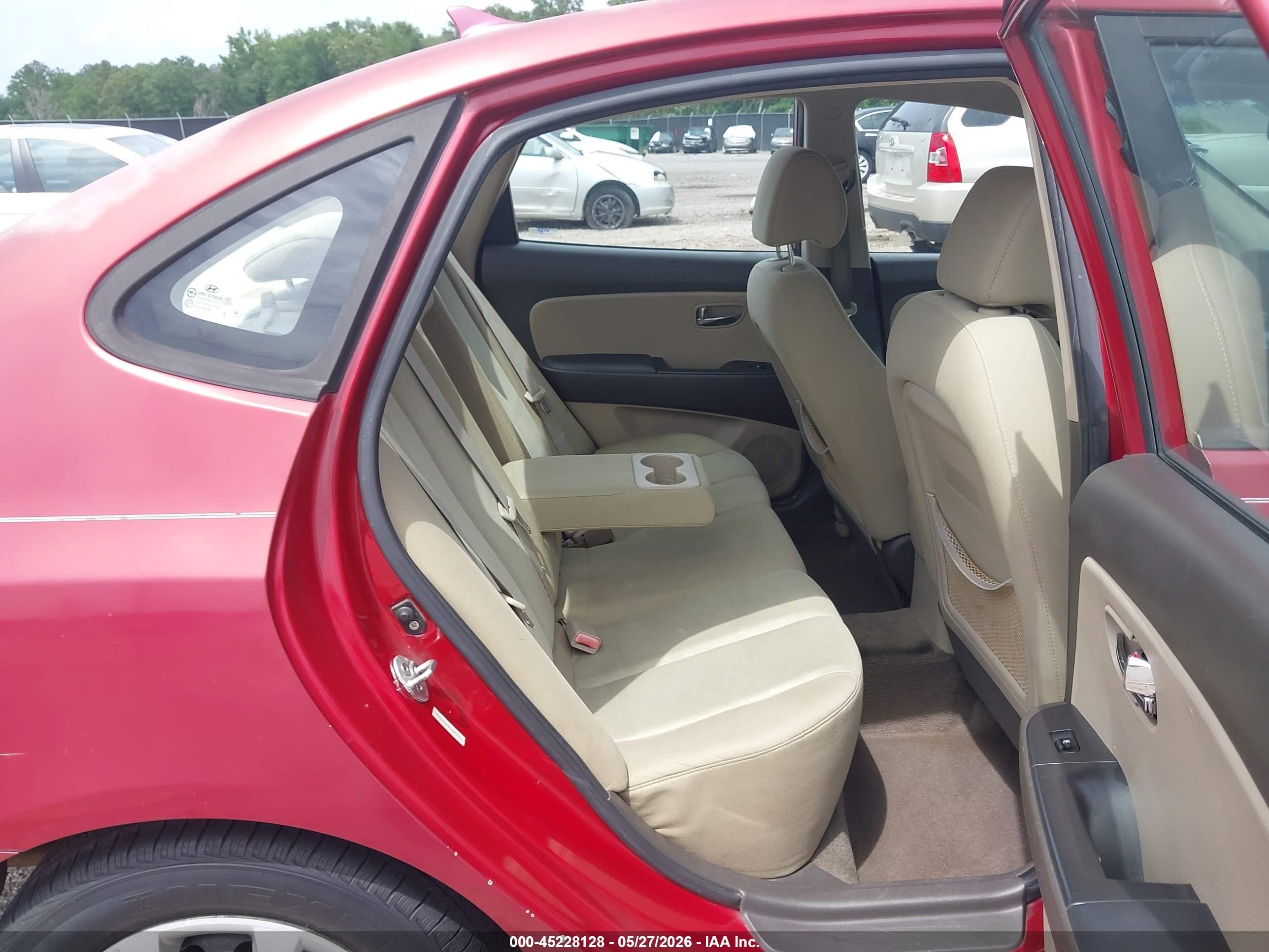 2010 Hyundai Elantra Gls Red vin: KMHDU4AD3AU169997