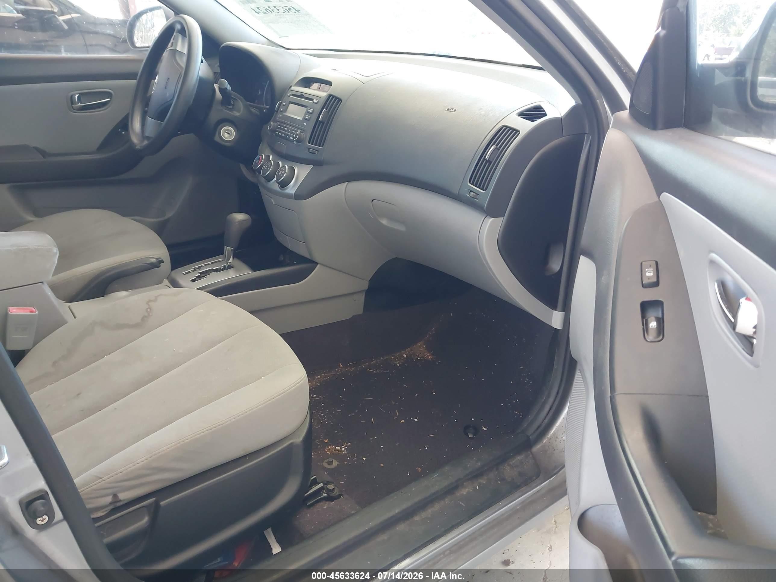2010 Hyundai Elantra Gls Серый vin: KMHDU4AD3AU175055