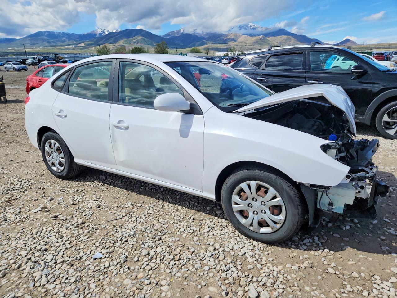 2010 Hyundai Elantra Gls Белый vin: KMHDU4AD3AU198805