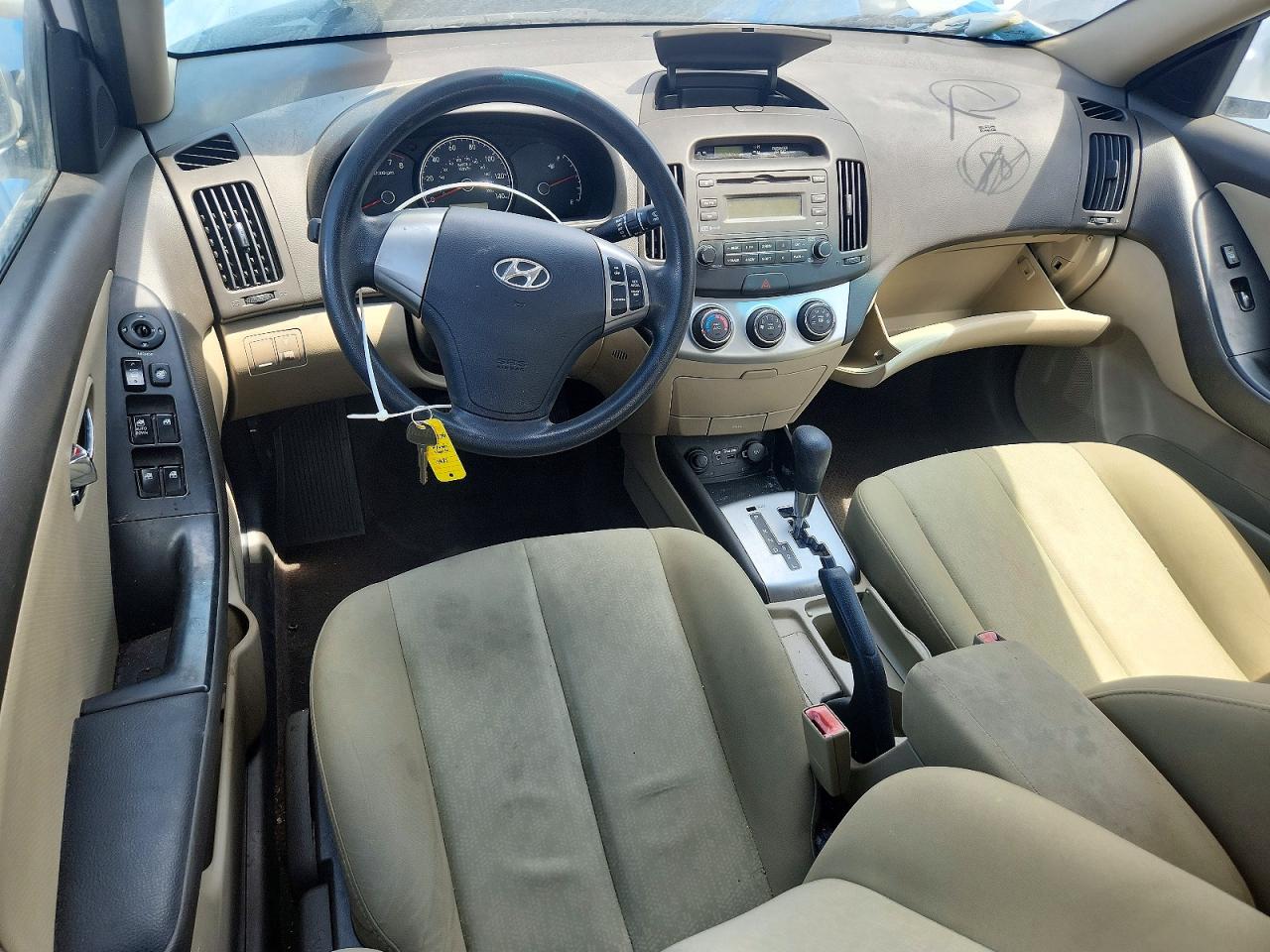 2010 Hyundai Elantra Gls Белый vin: KMHDU4AD3AU198805