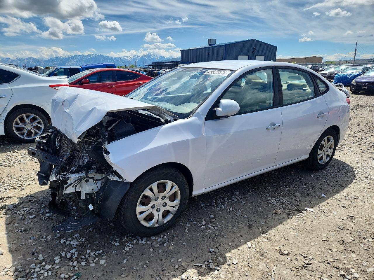 2010 Hyundai Elantra Gls Белый vin: KMHDU4AD3AU198805