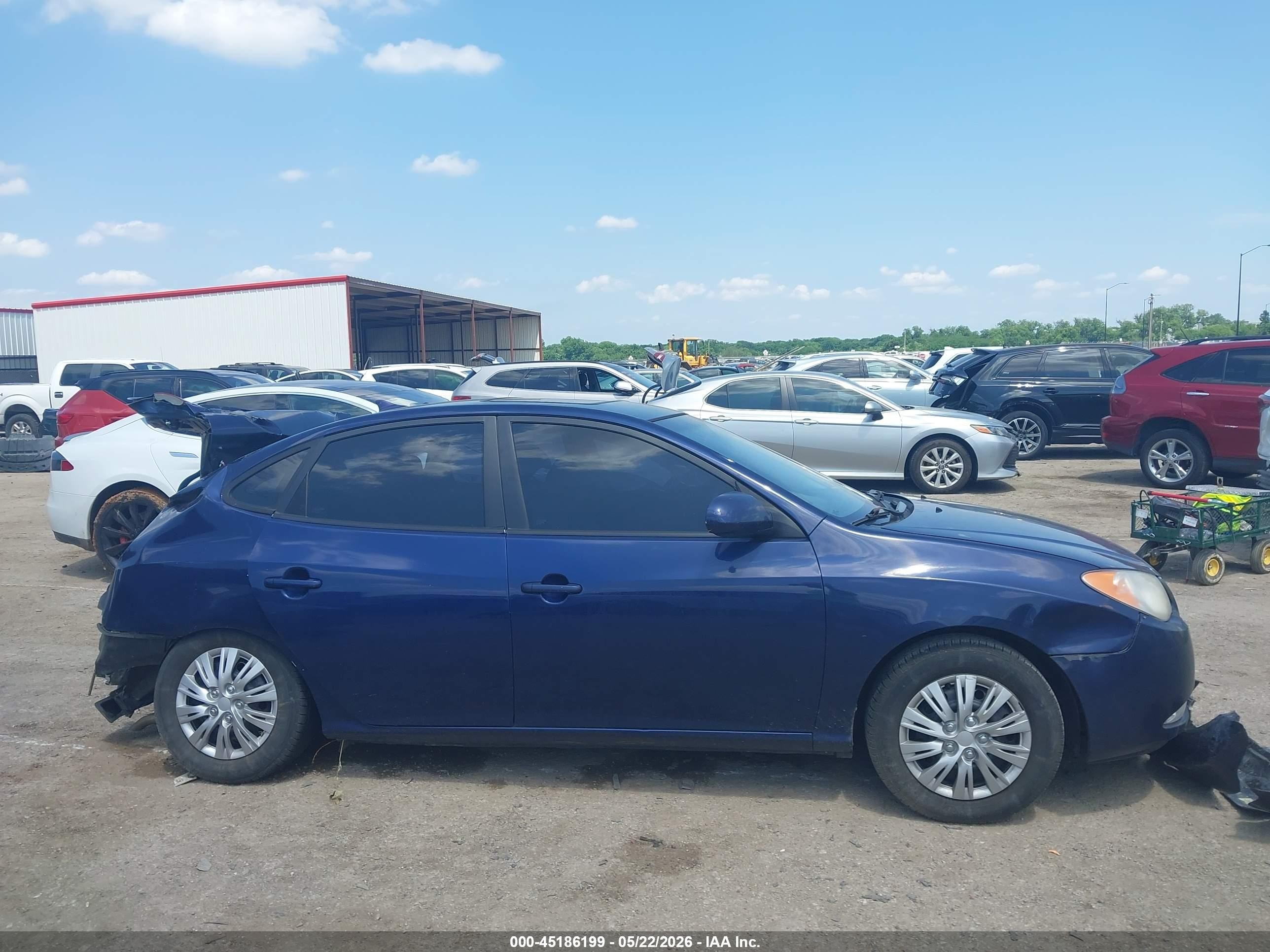 2010 Hyundai Elantra Gls Blue vin: KMHDU4AD3AU830573